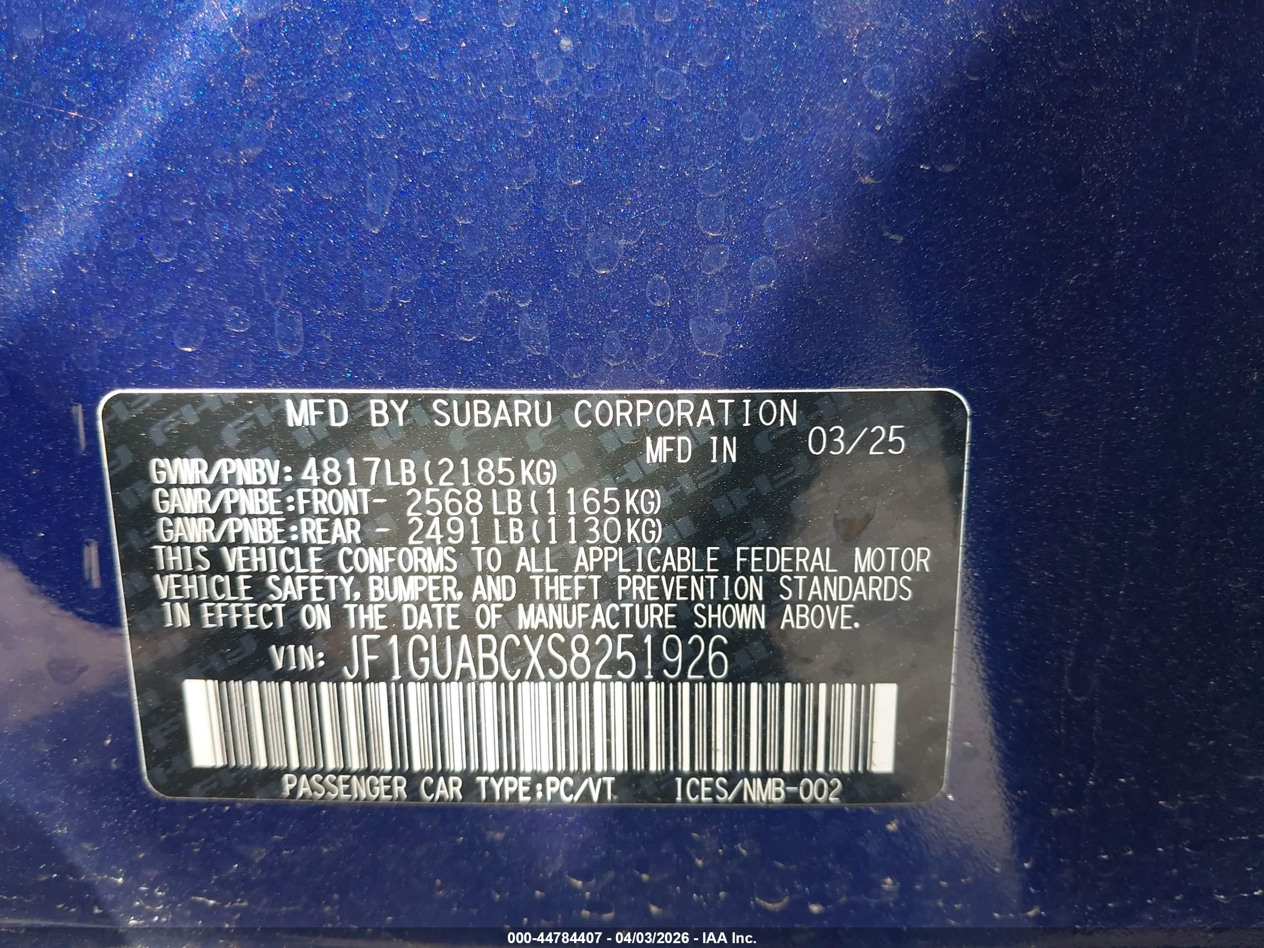 SUBARU IMPREZA image 9
