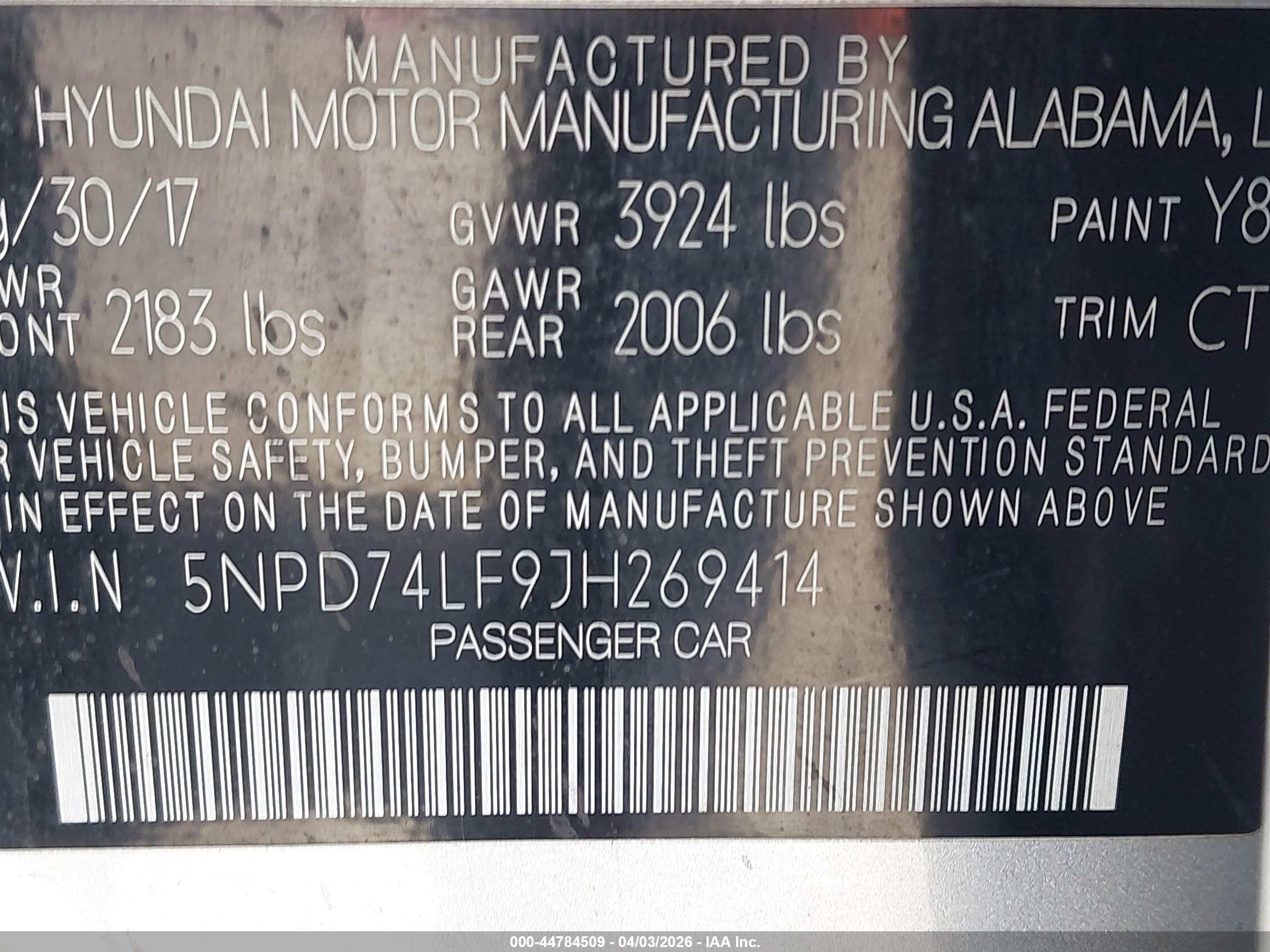 HYUNDAI ELANTRA image 9