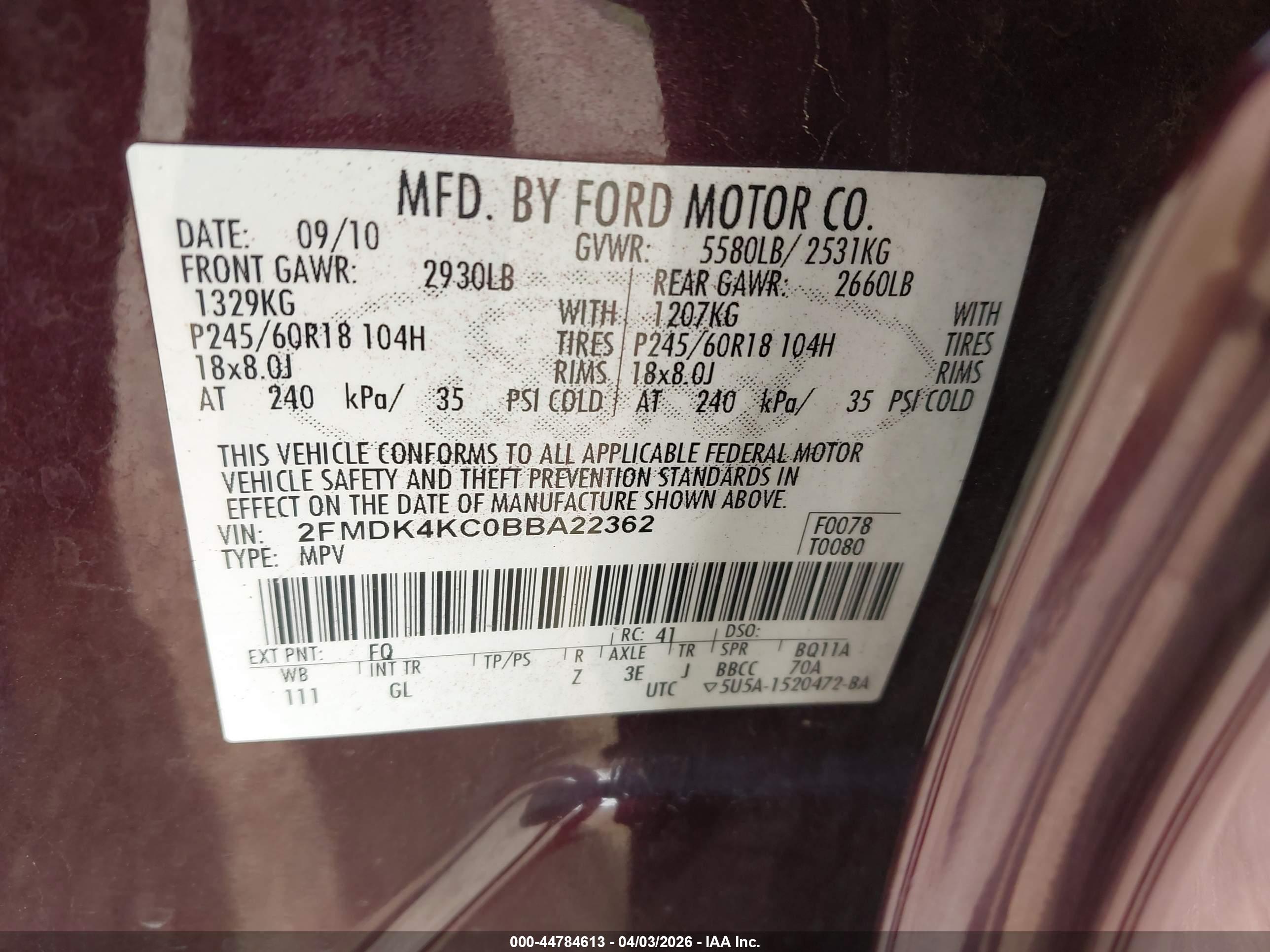 FORD EDGE image 9