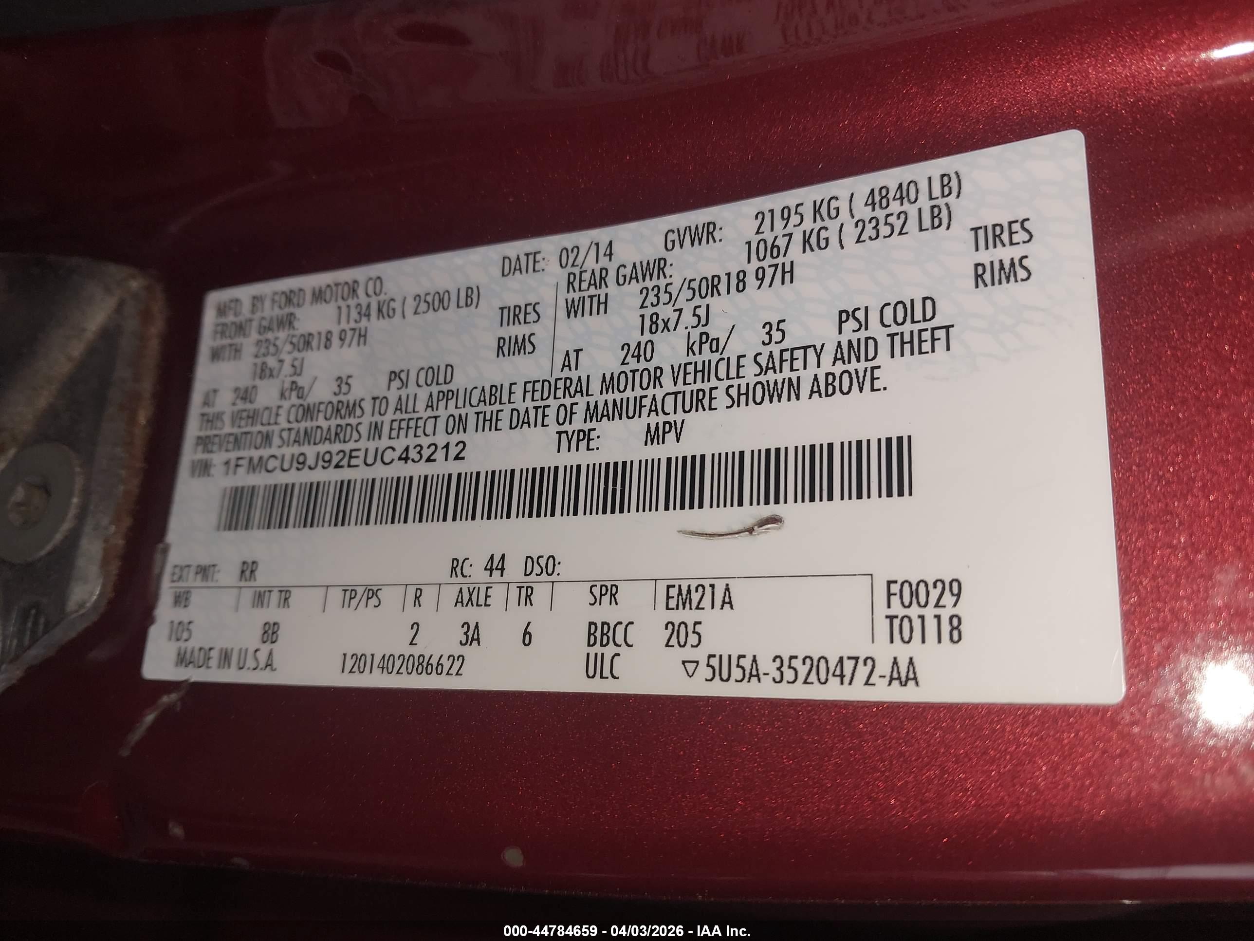 FORD ESCAPE image 9