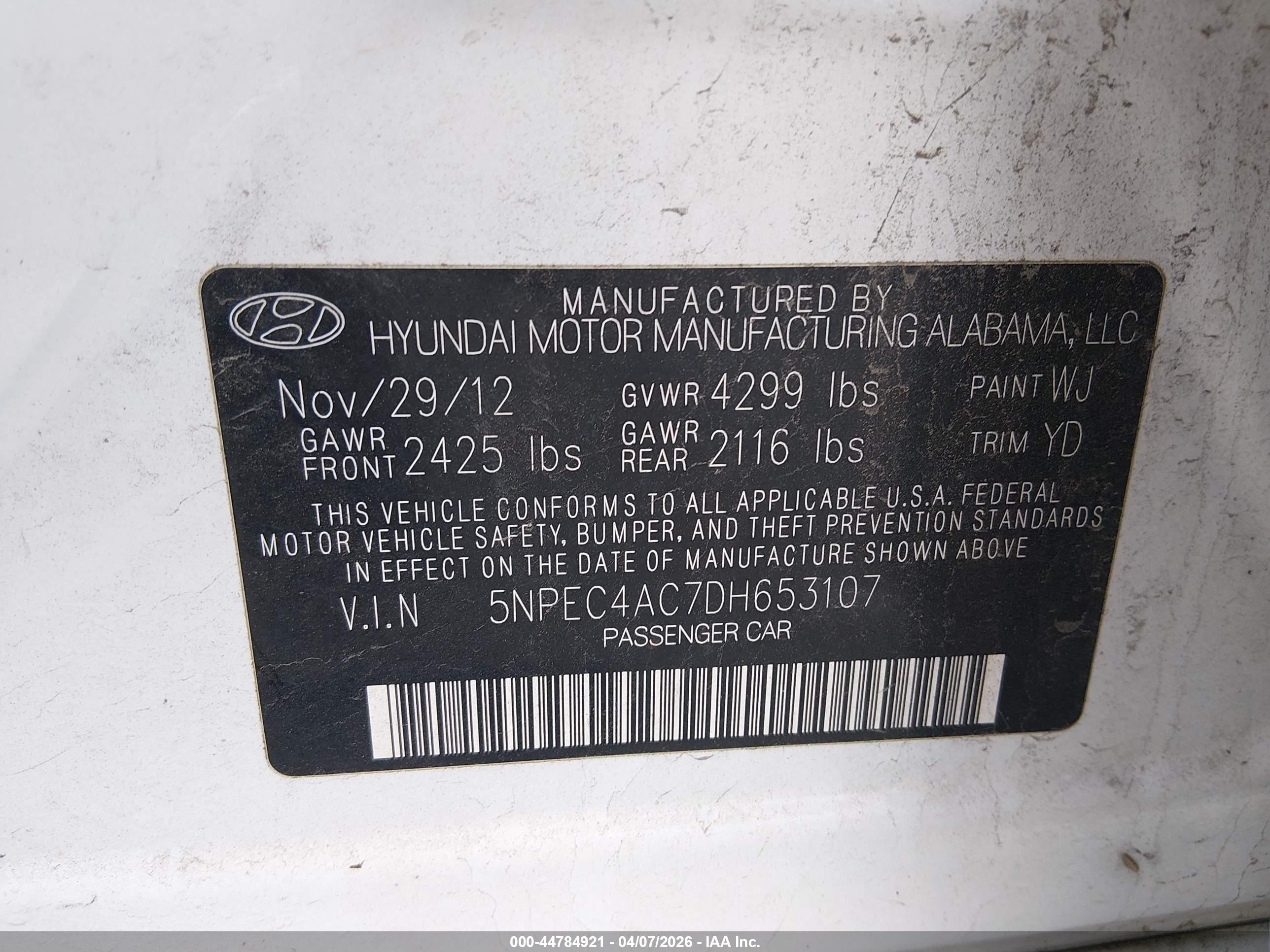 HYUNDAI SONATA image 9