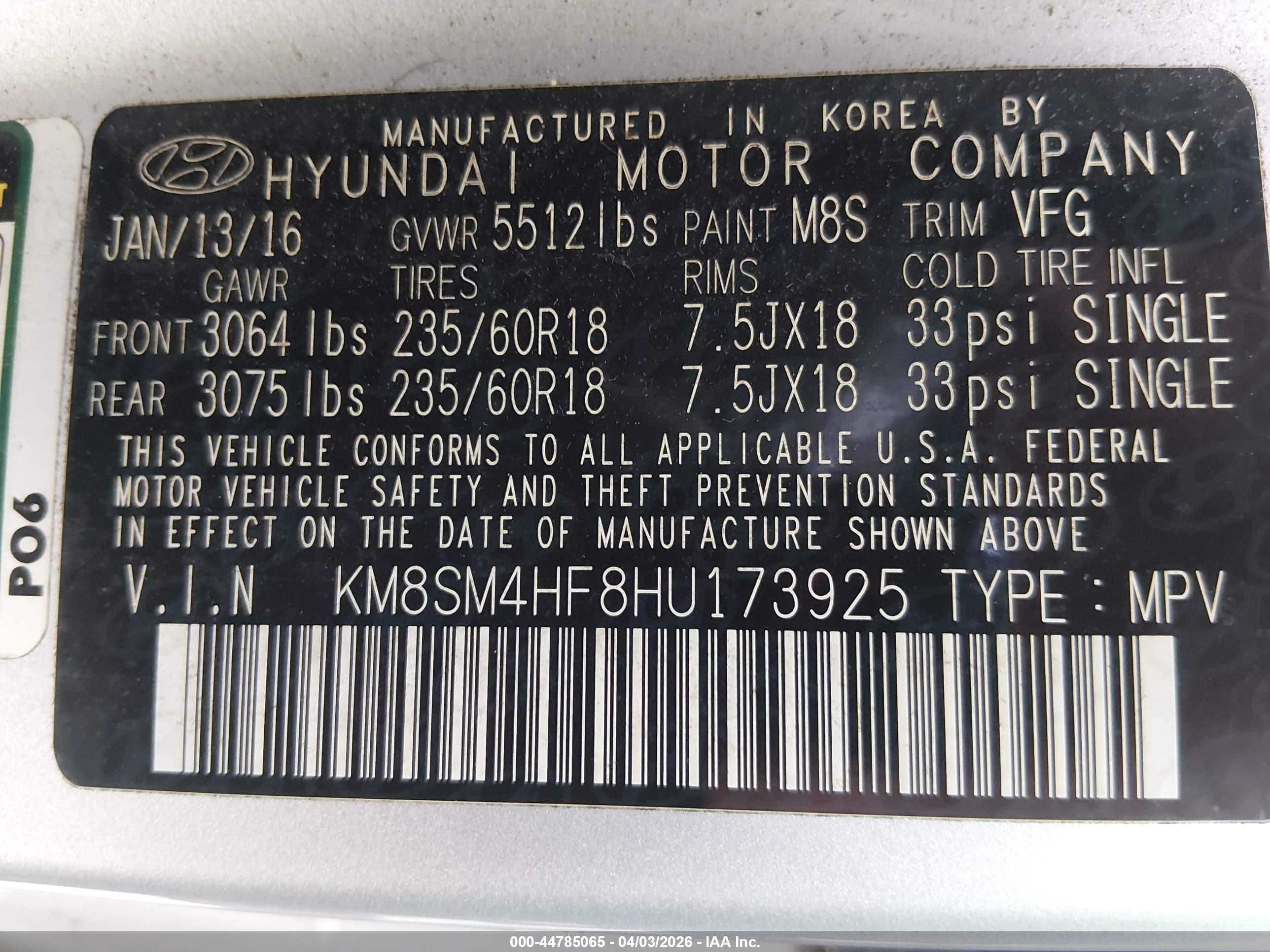 HYUNDAI SANTA image 9