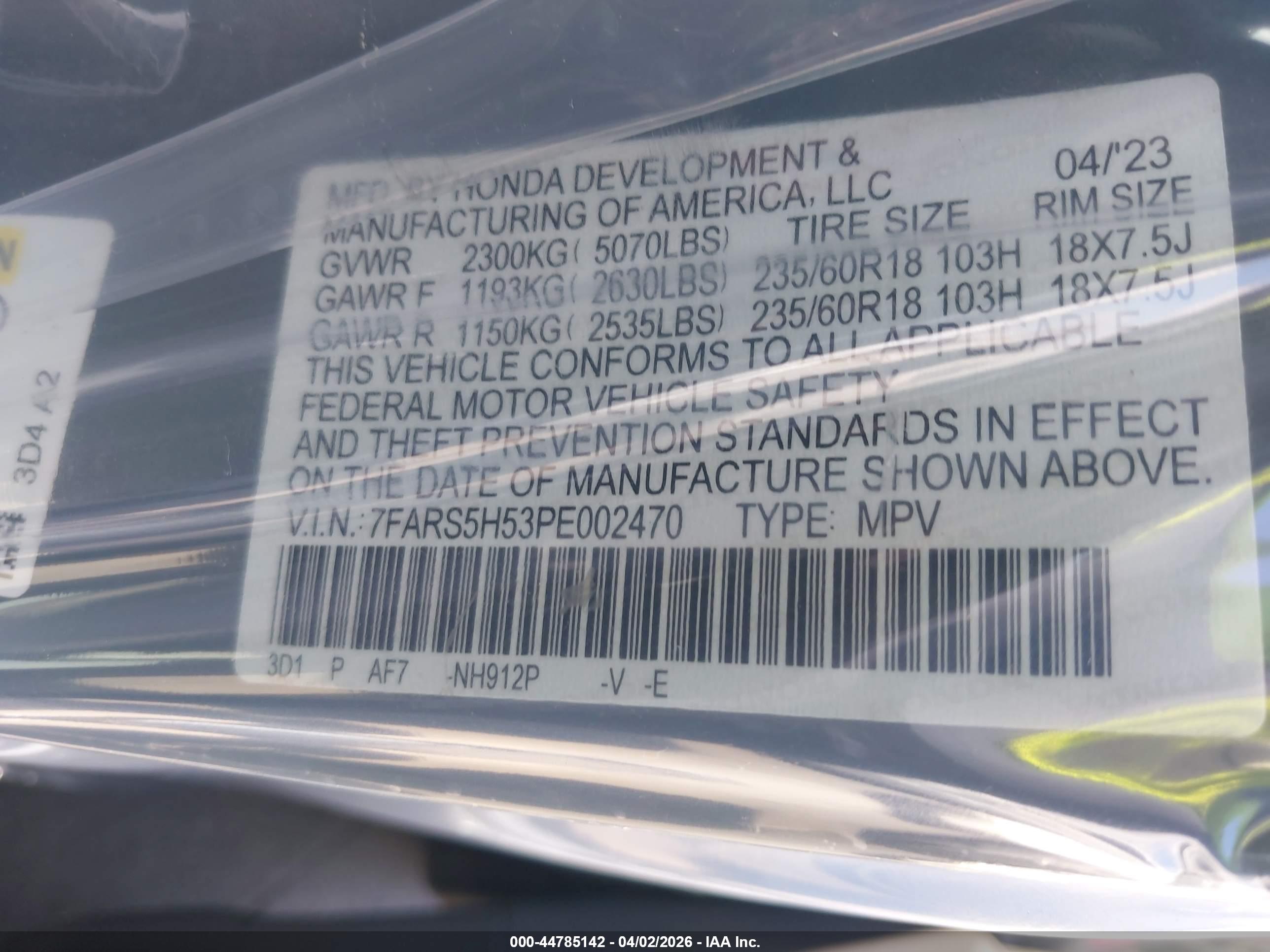 HONDA CR-V image 9