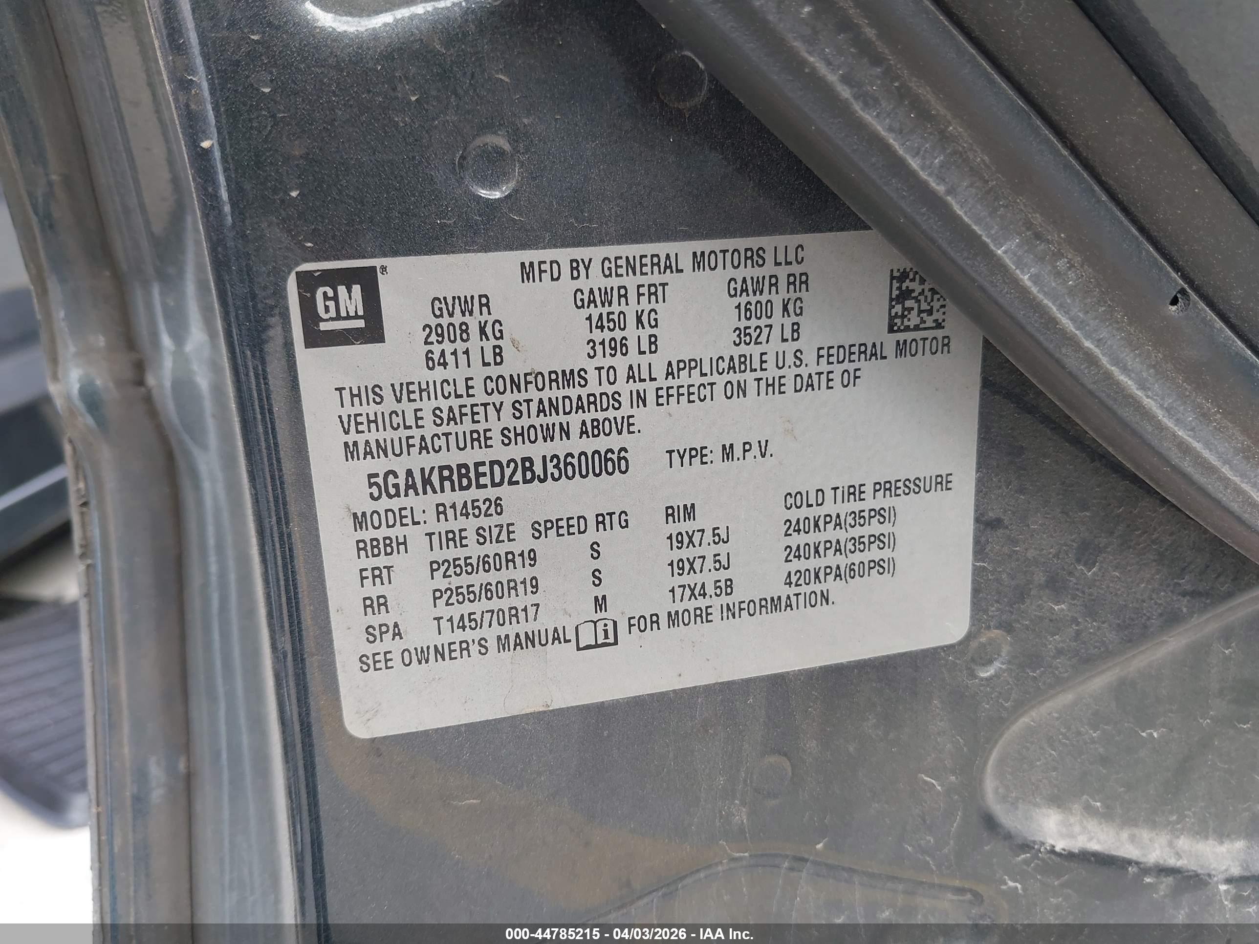 BUICK ENCLAVE image 9