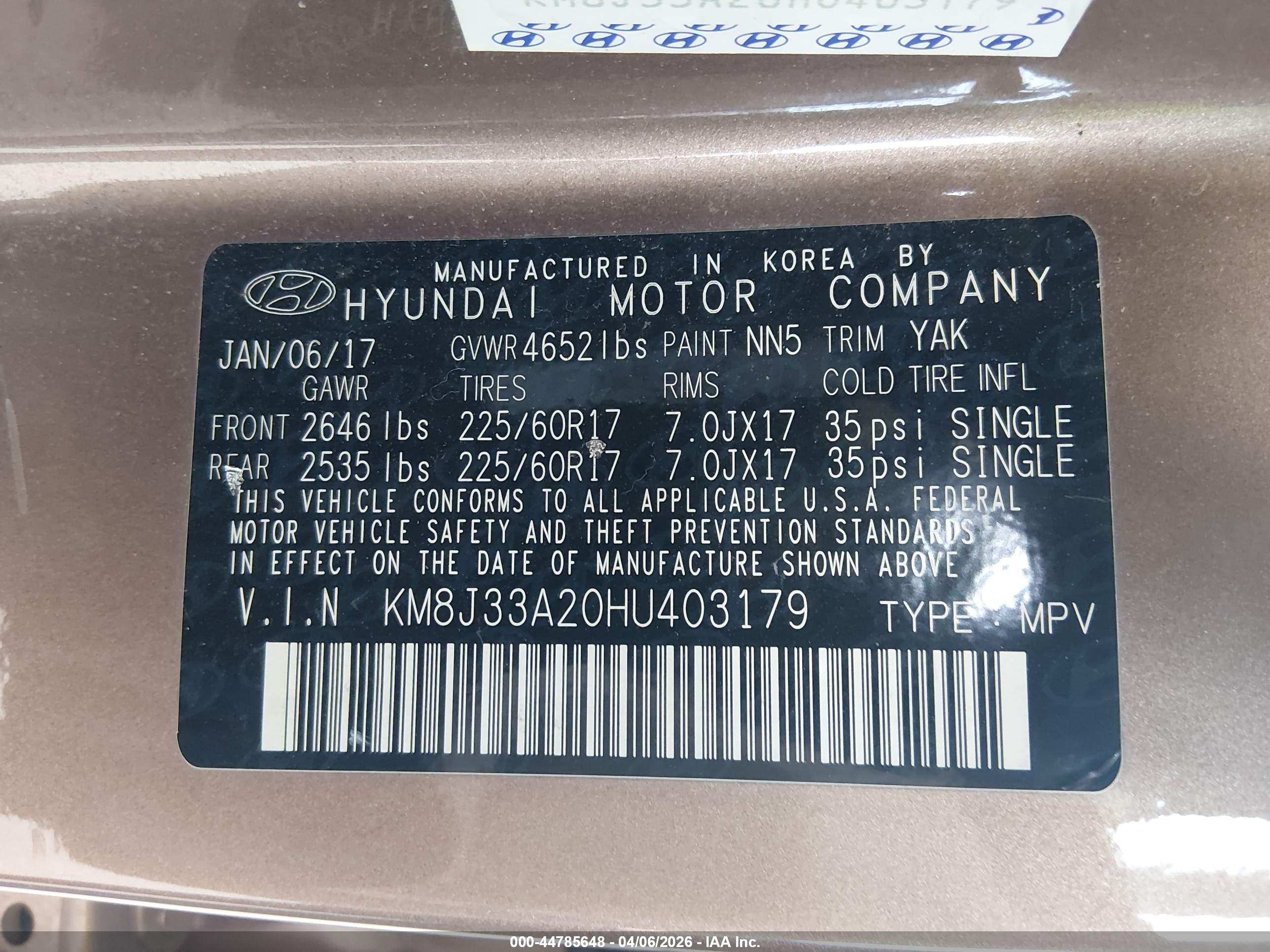 HYUNDAI TUCSON image 9