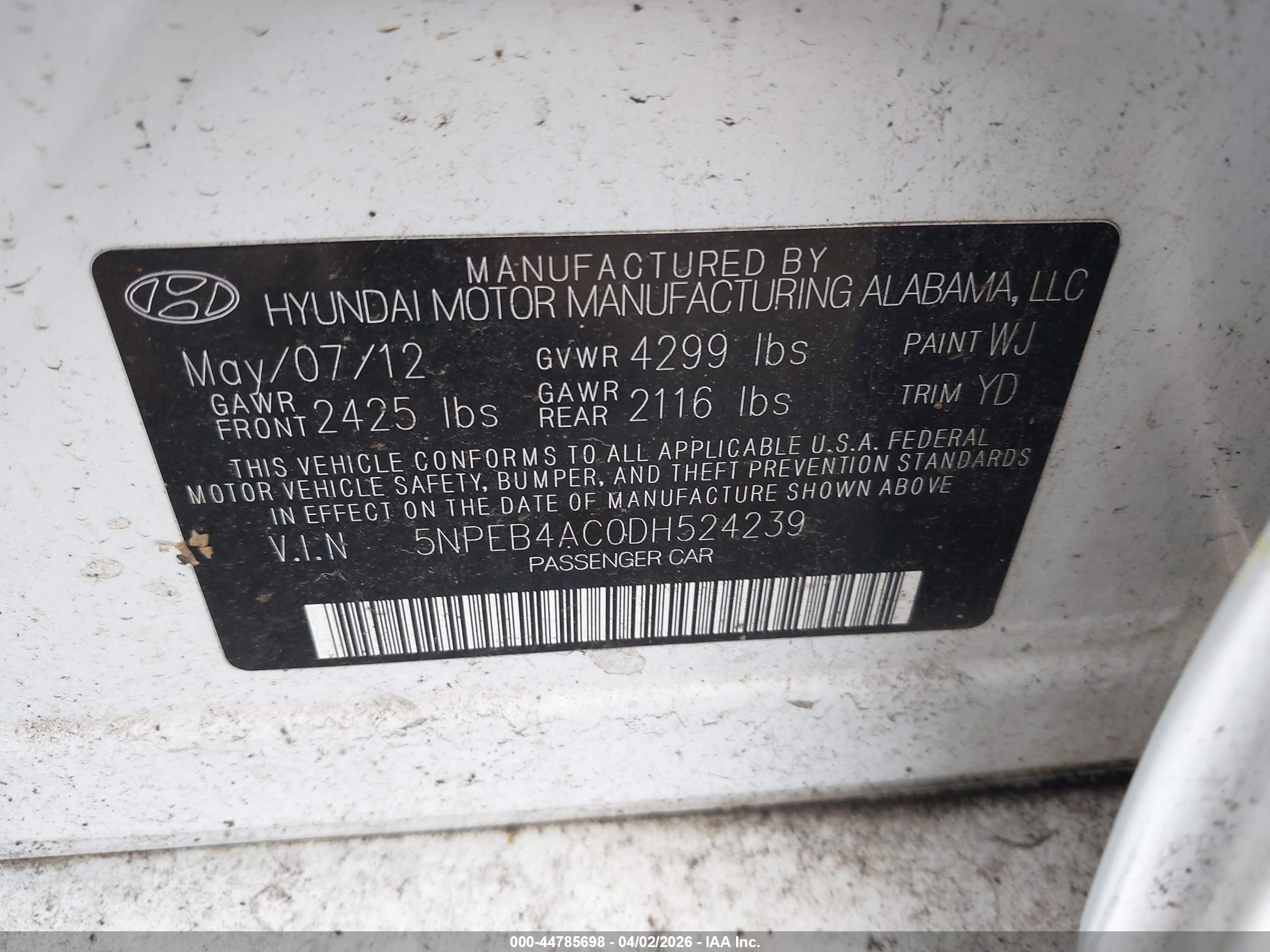 HYUNDAI SONATA image 9