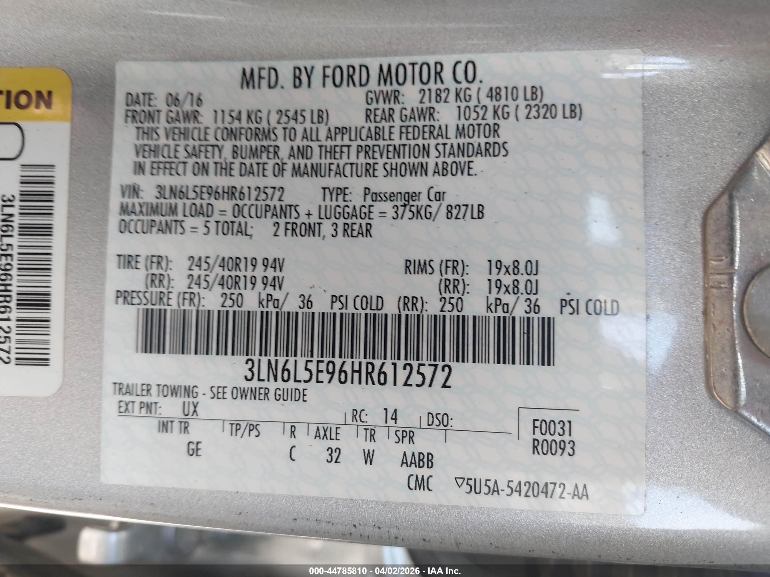 LINCOLN MKZ image 9
