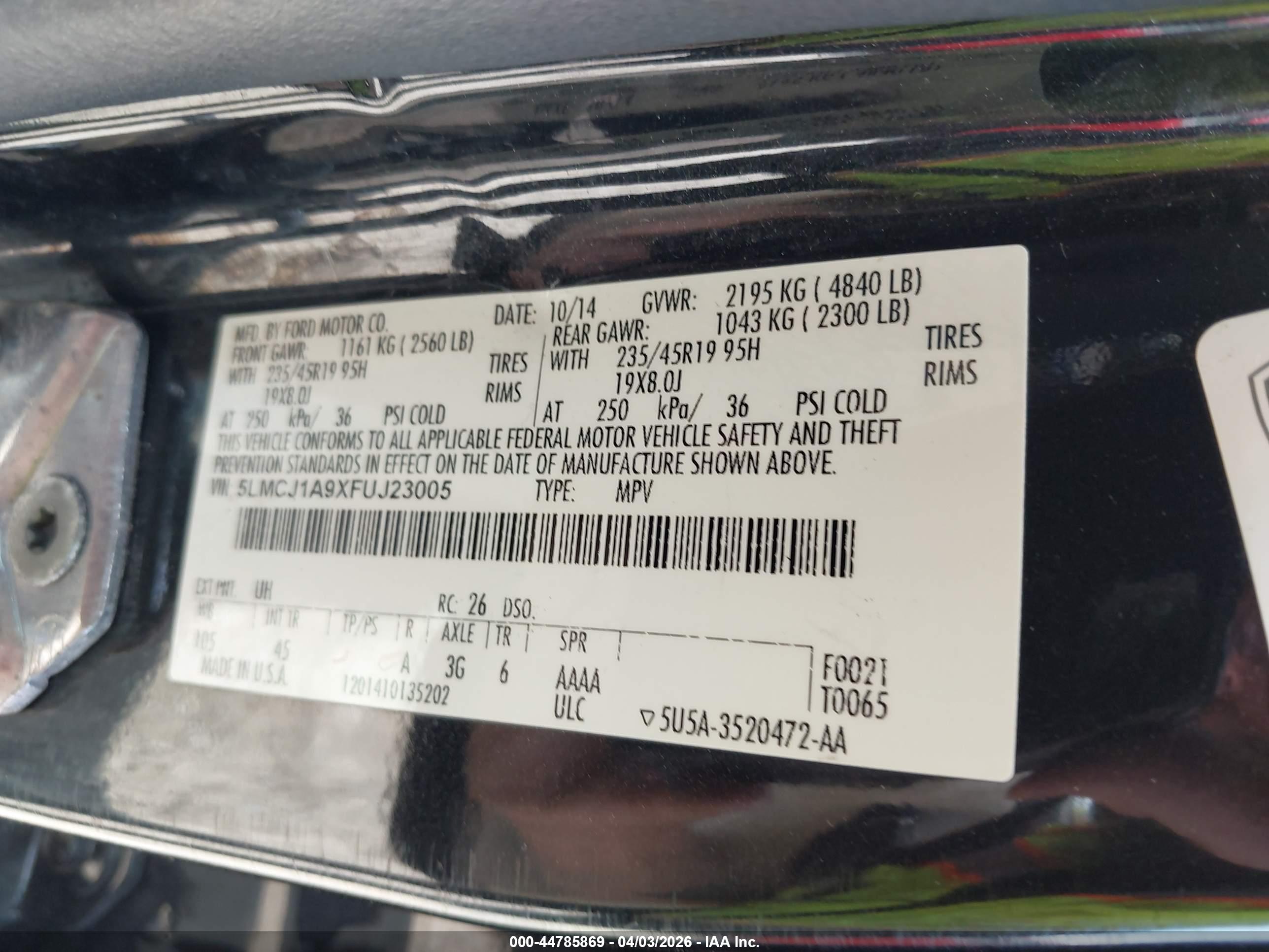 LINCOLN MKC image 9