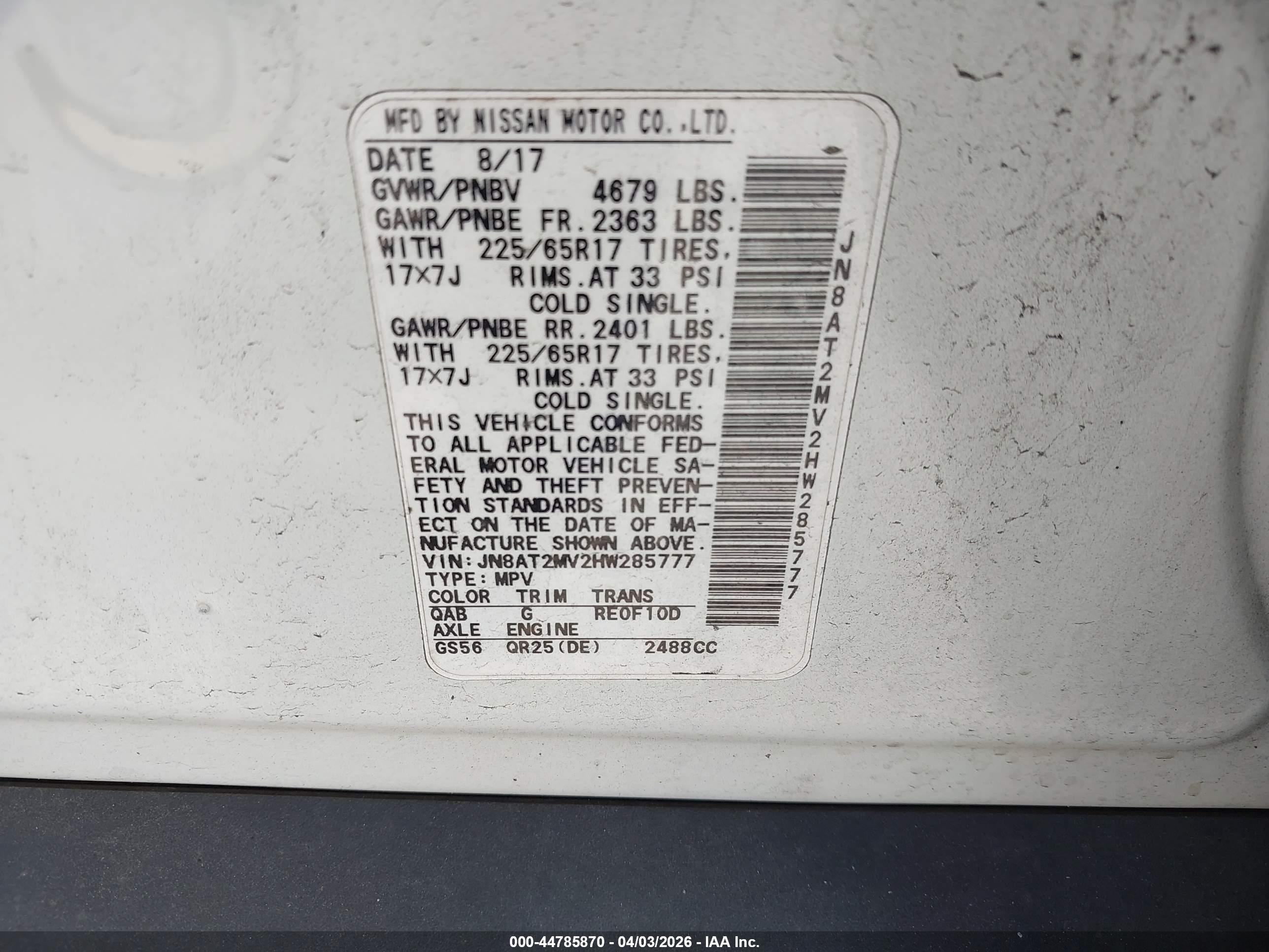 NISSAN ROGUE image 9