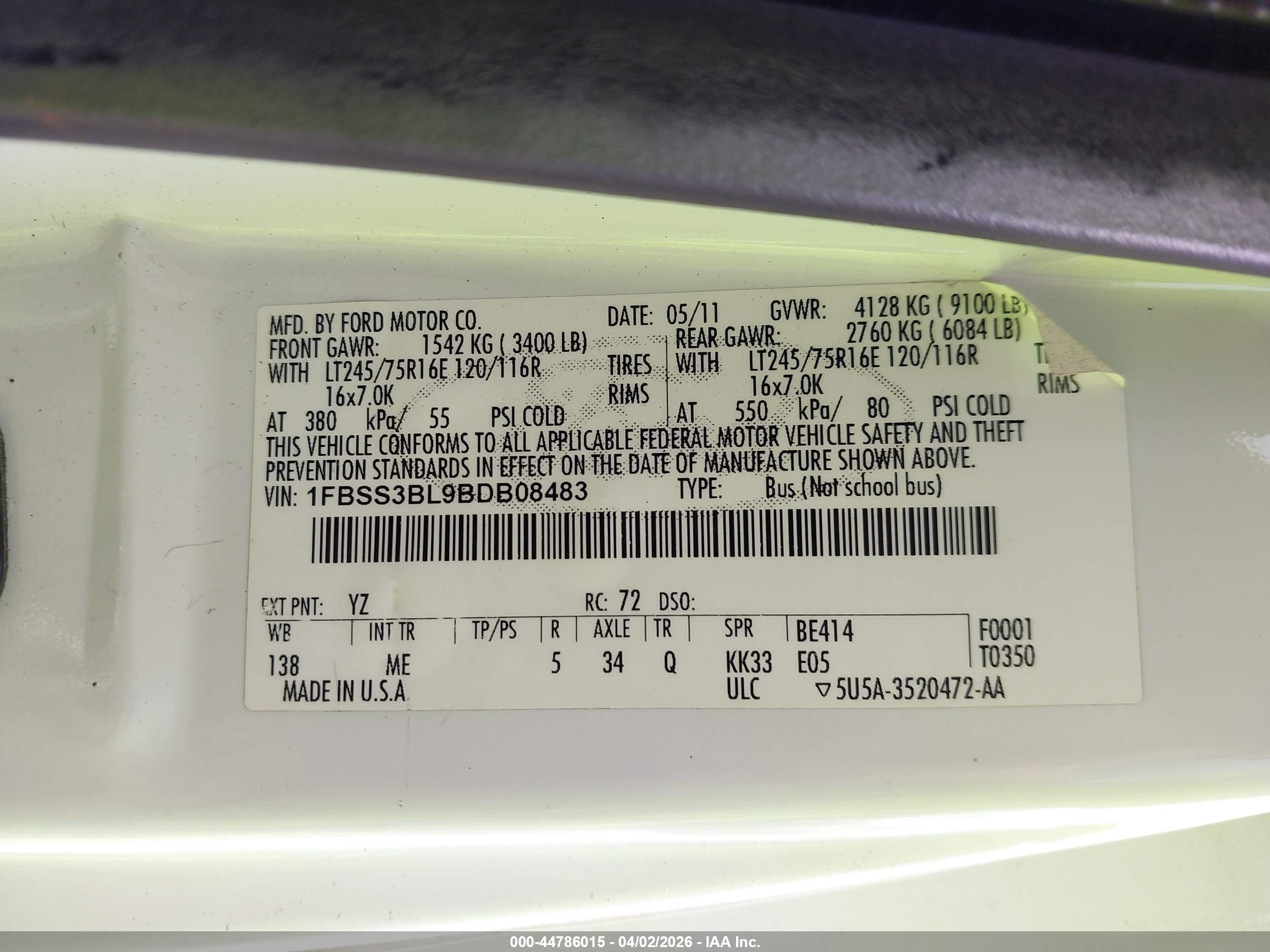 FORD E-350 image 9