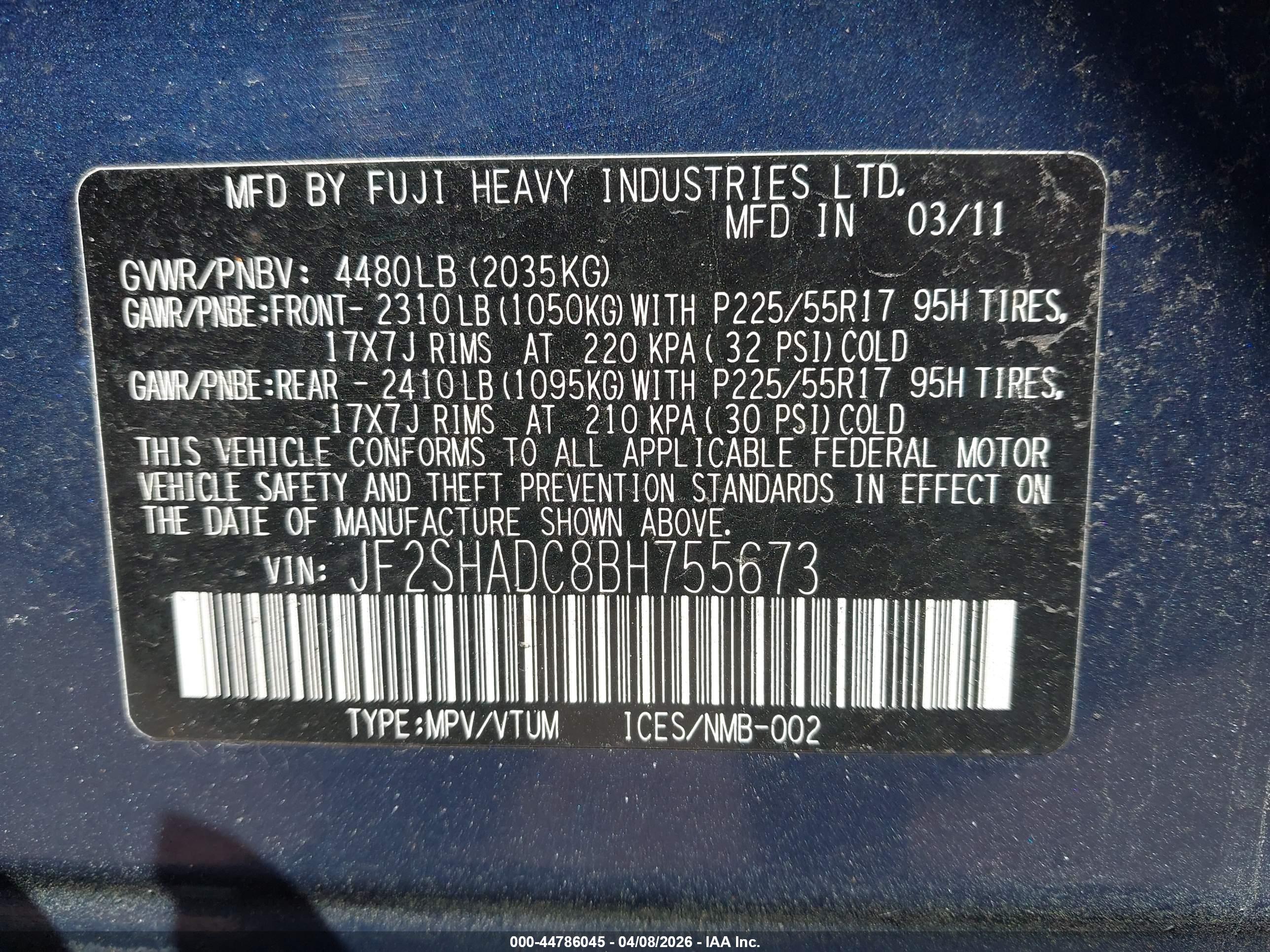 SUBARU FORESTER image 9