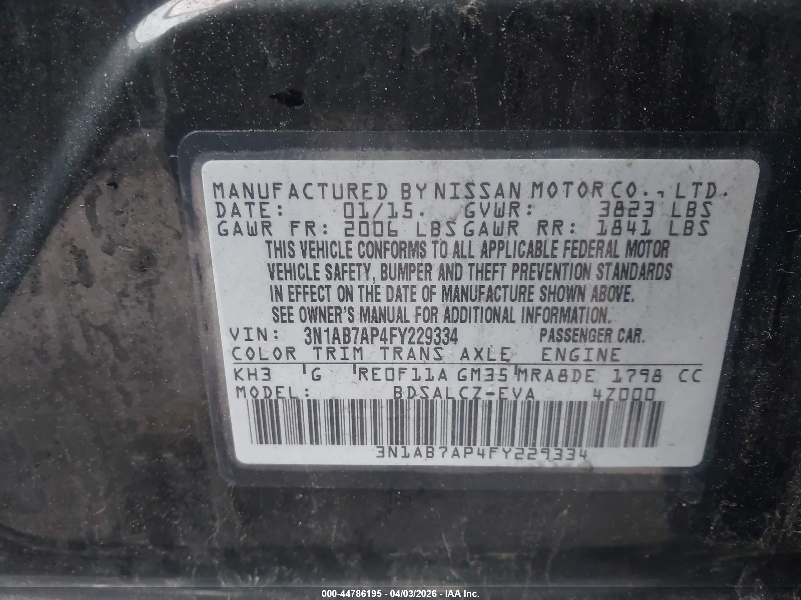 NISSAN SENTRA image 9
