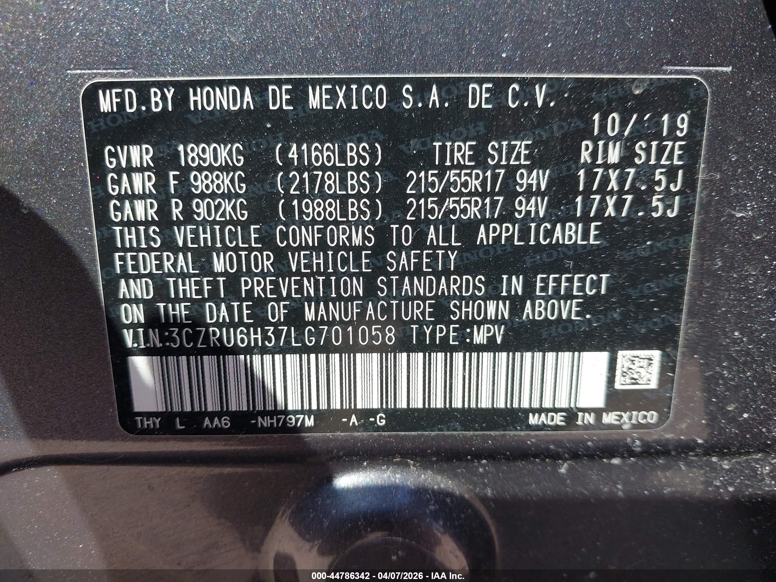 HONDA HR-V image 9