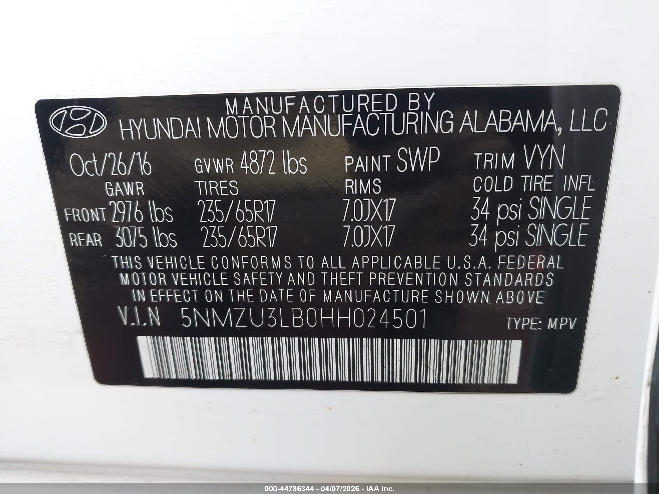 HYUNDAI SANTA image 9