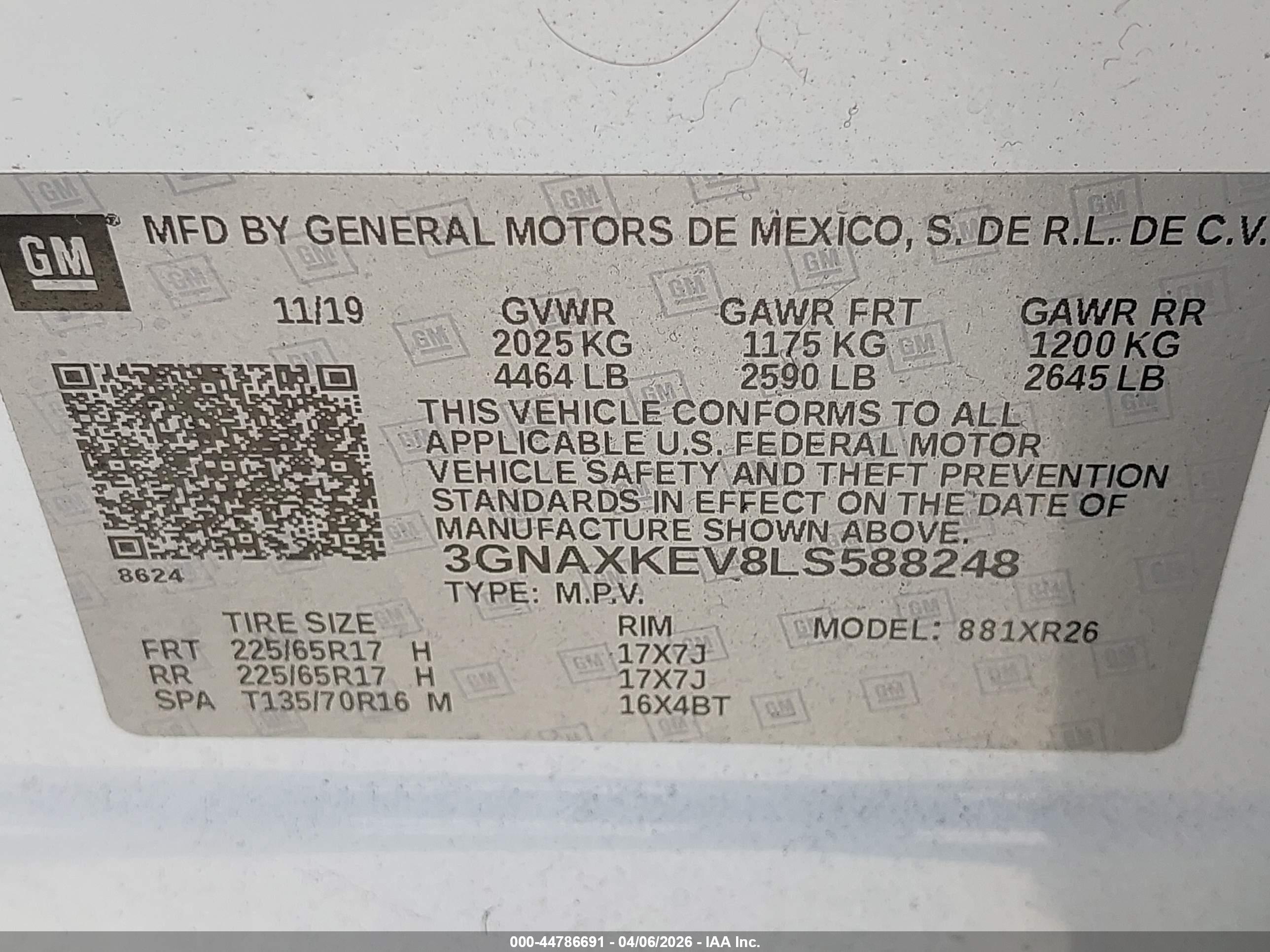 CHEVROLET EQUINOX image 9