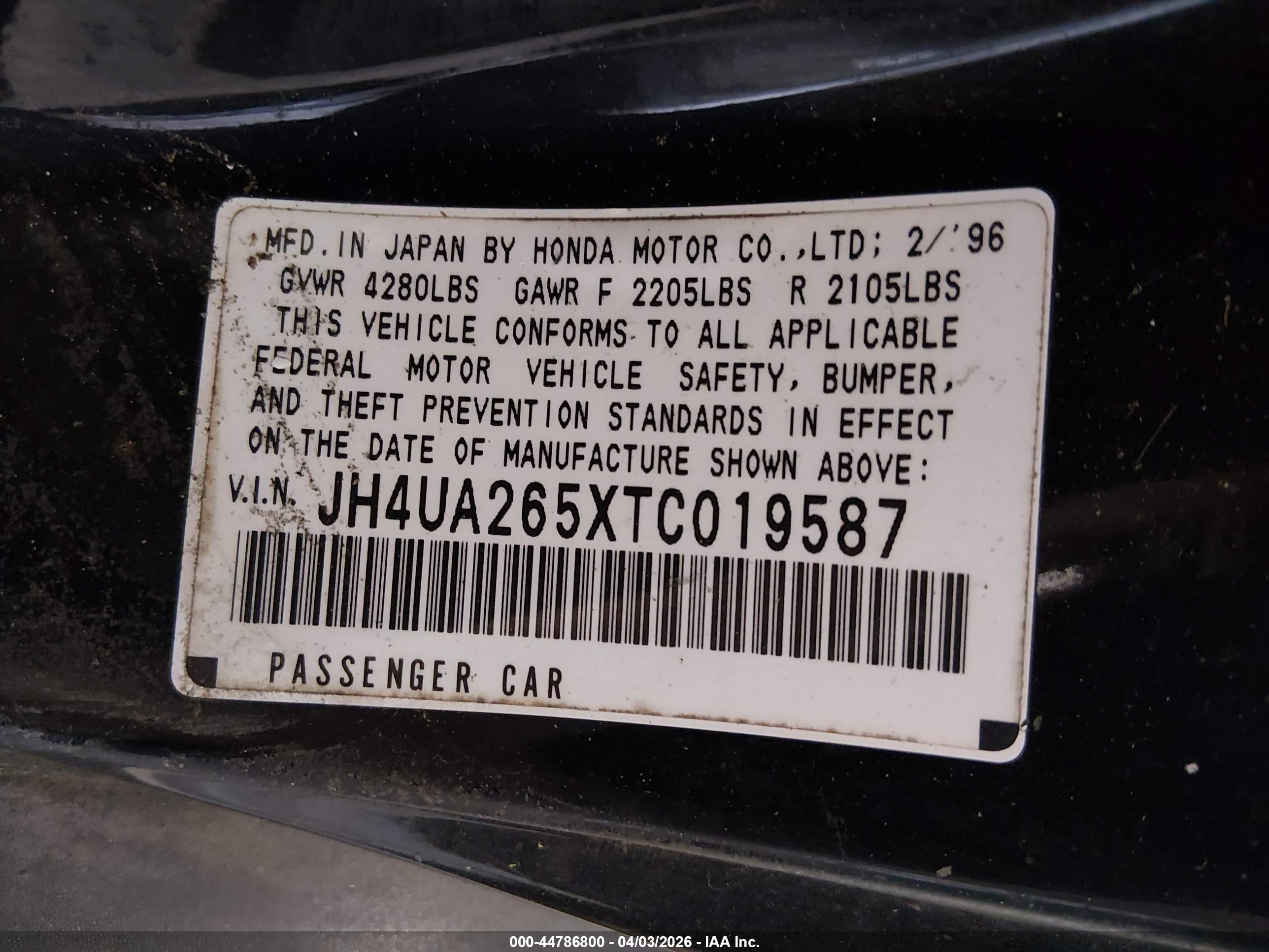 ACURA 2.5TL image 9