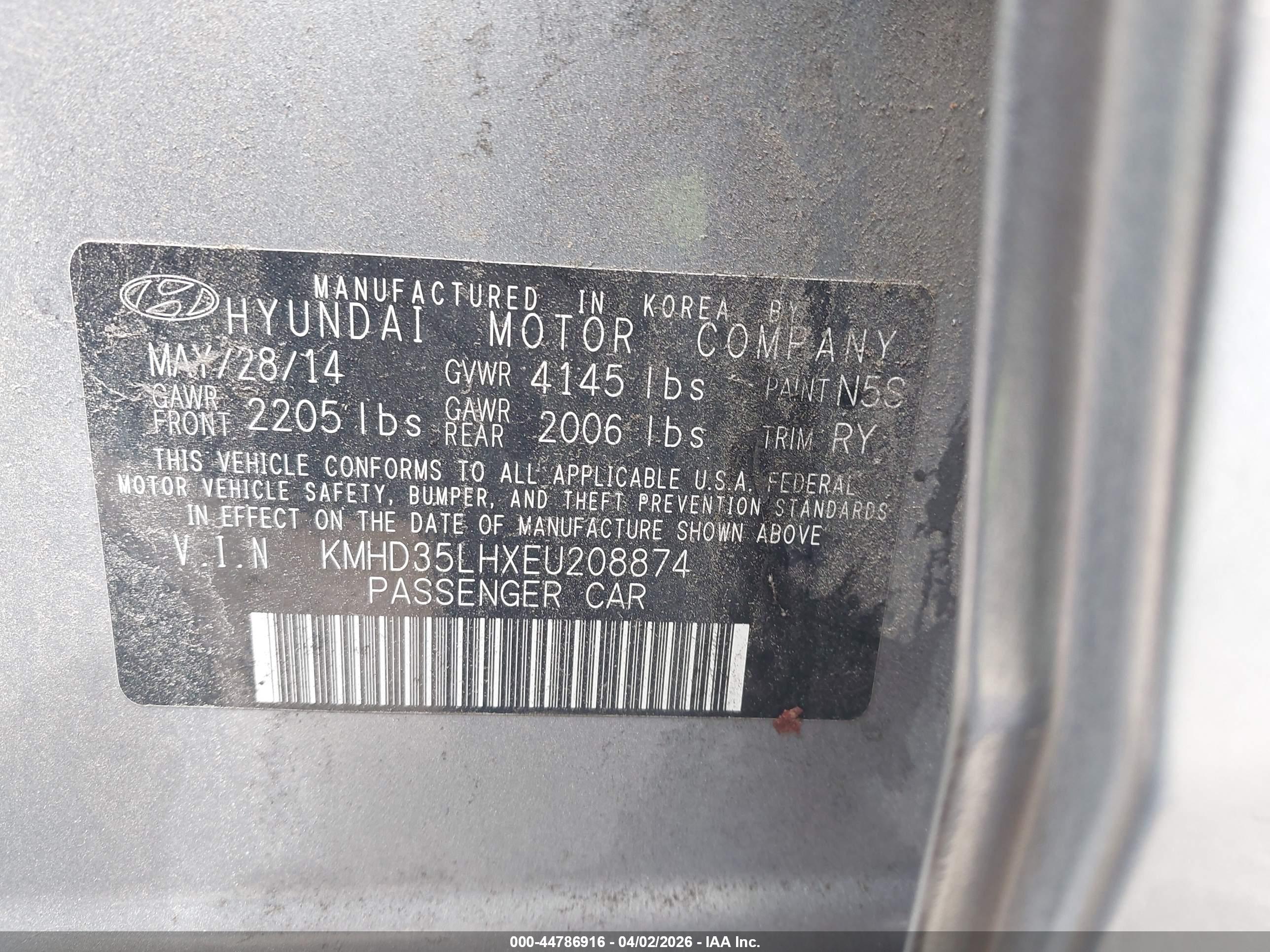 HYUNDAI ELANTRA image 9