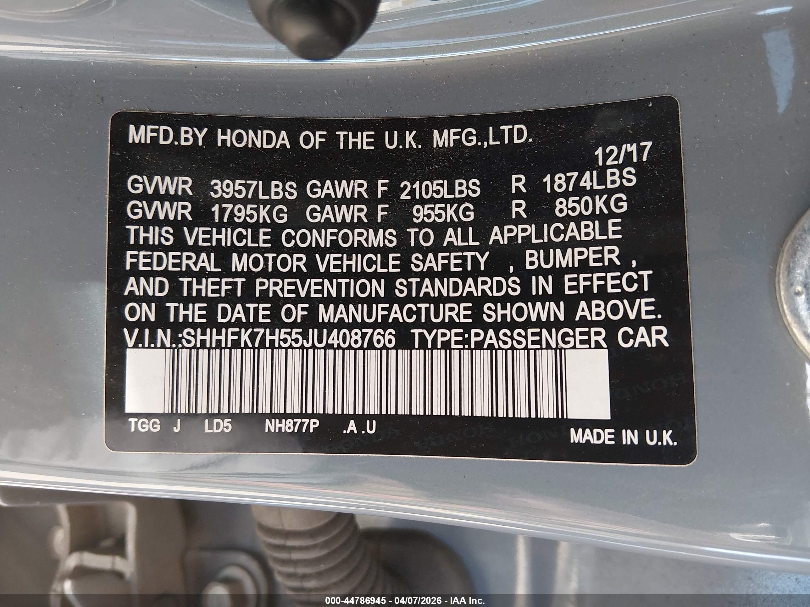 HONDA CIVIC image 9