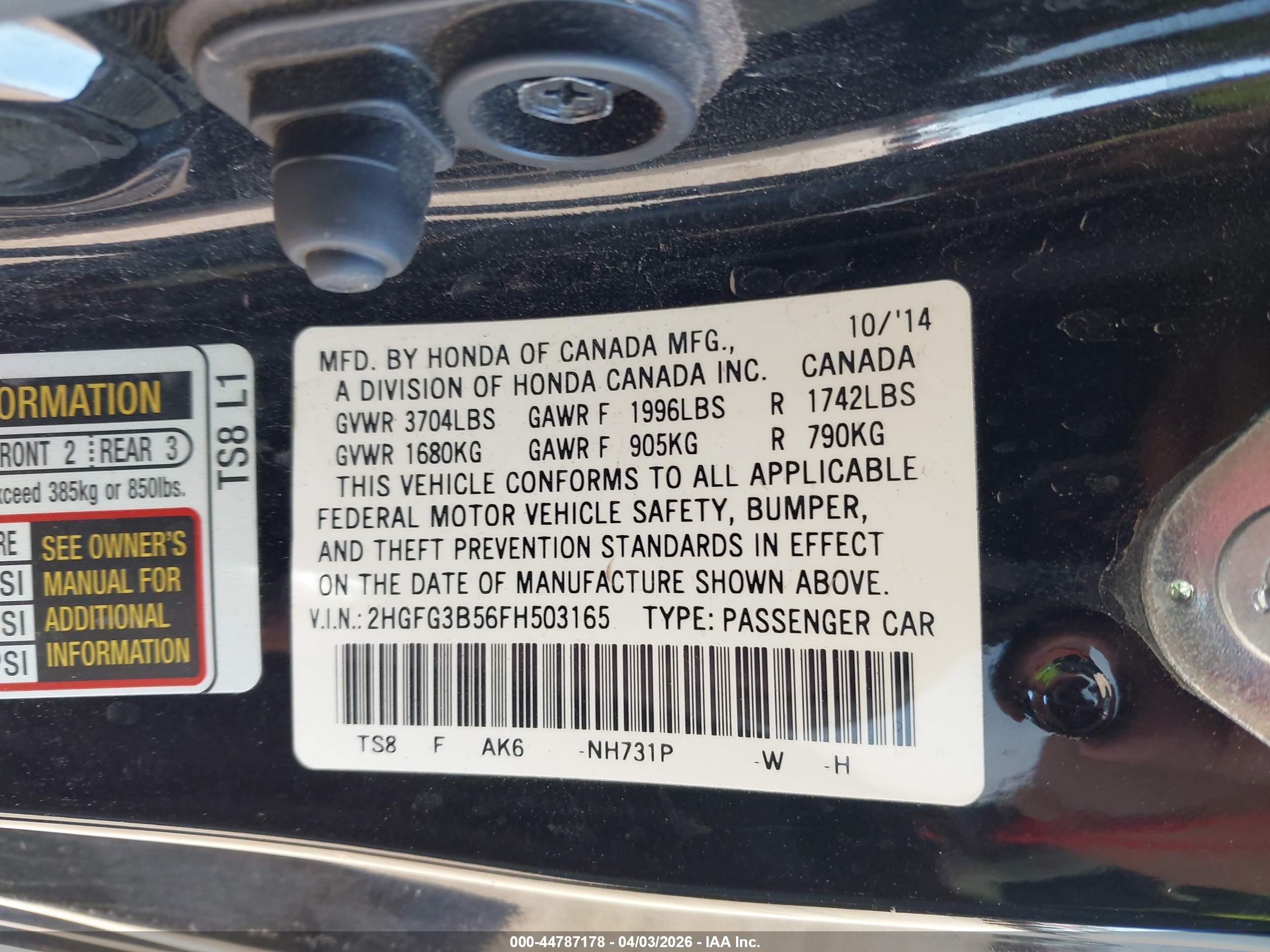 HONDA CIVIC image 9
