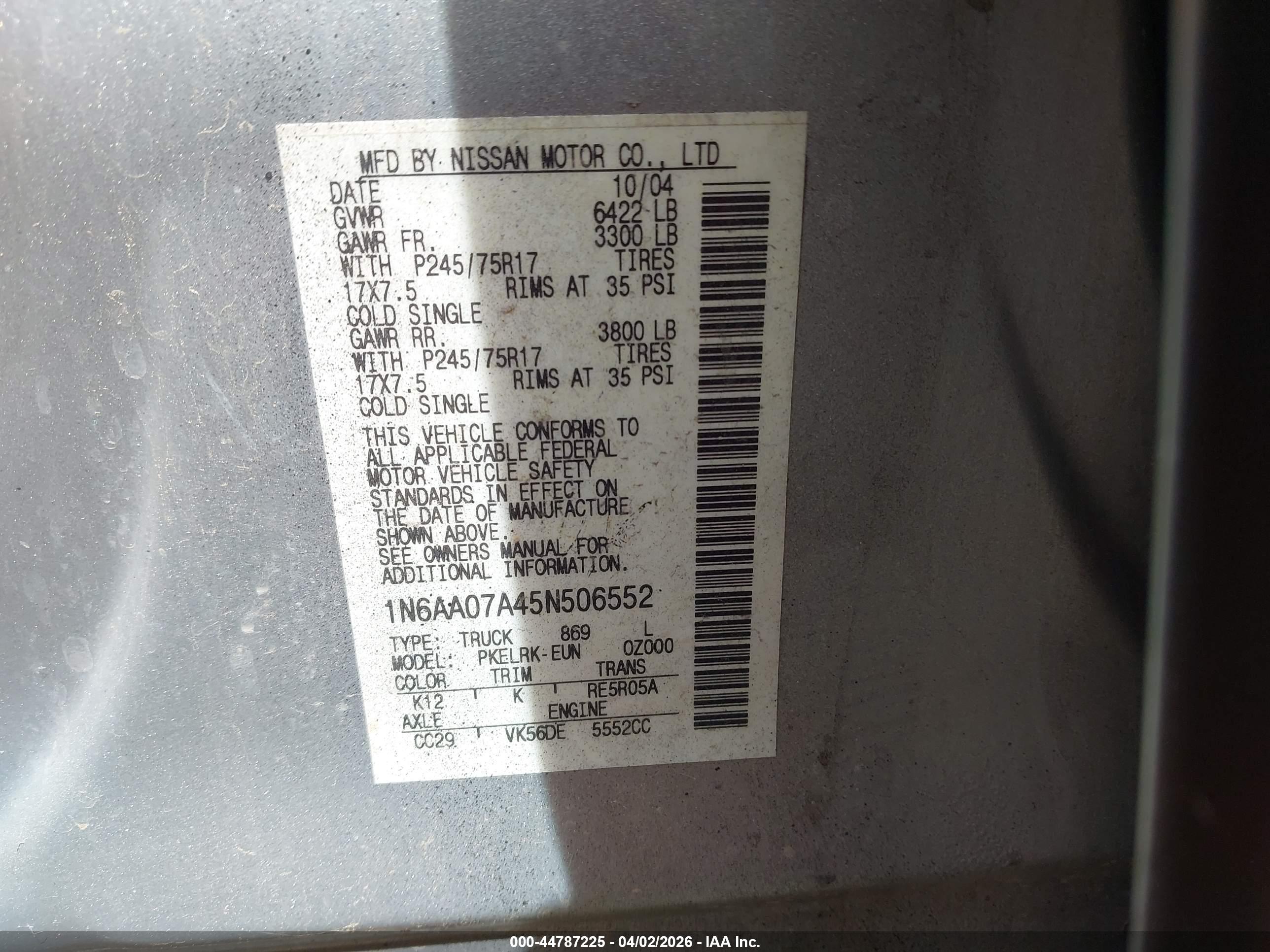 NISSAN TITAN image 9