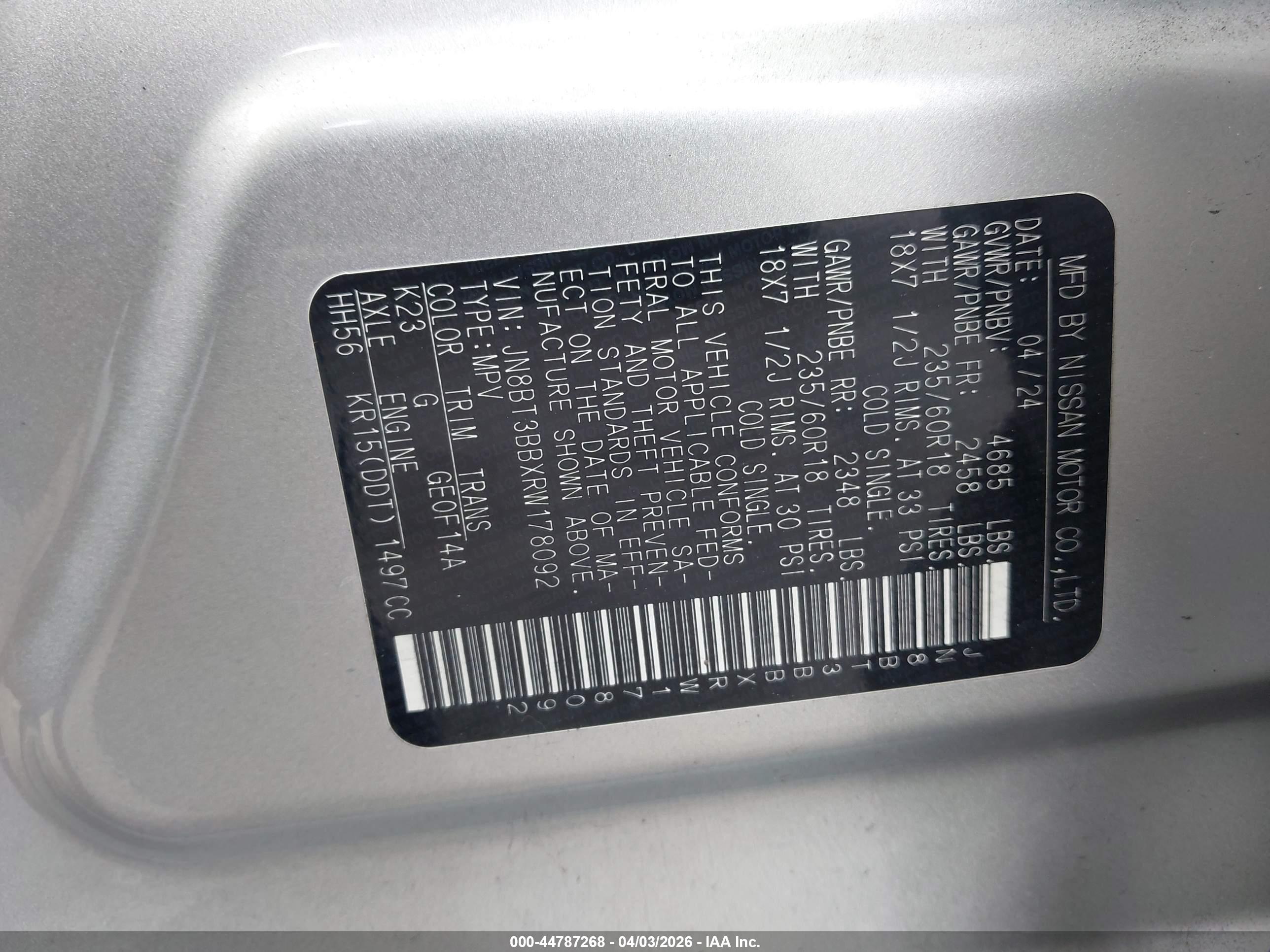 NISSAN ROGUE image 9