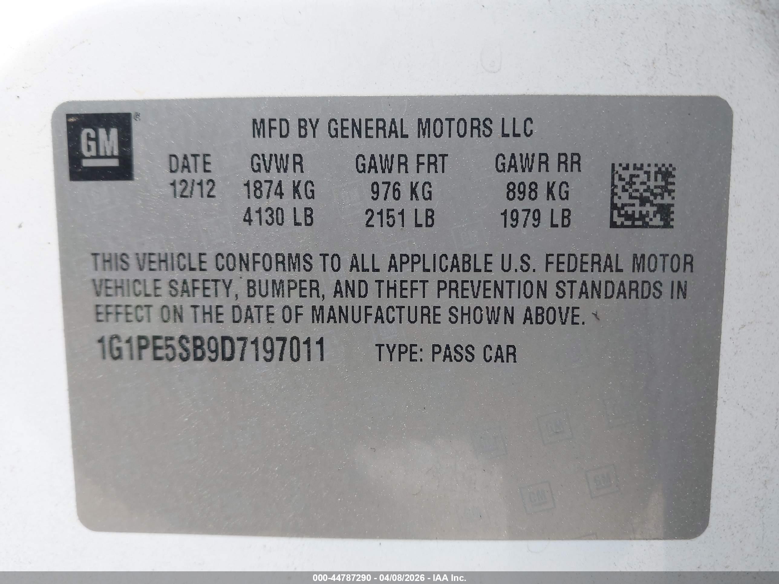 CHEVROLET CRUZE image 9
