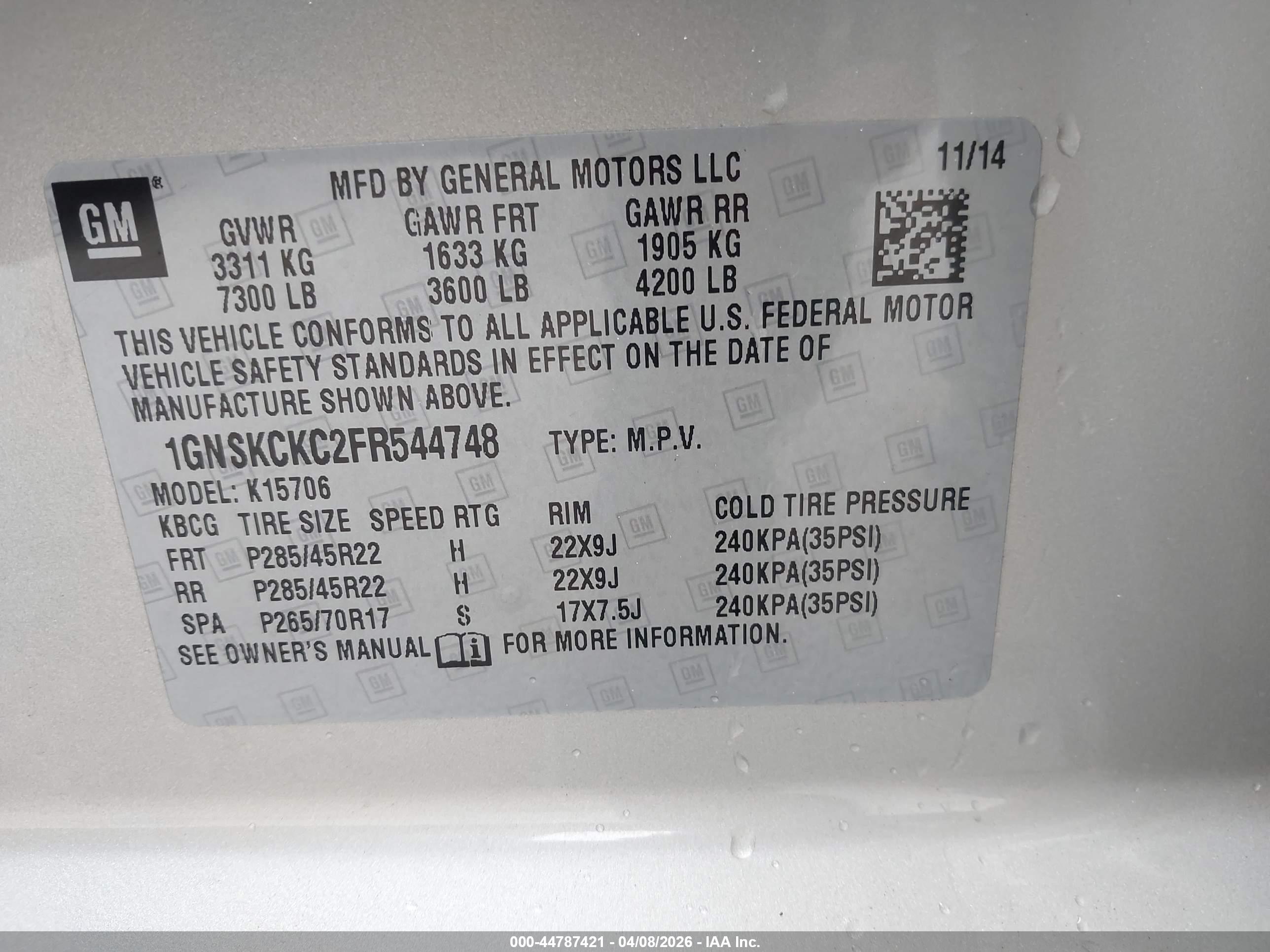 CHEVROLET TAHOE image 9
