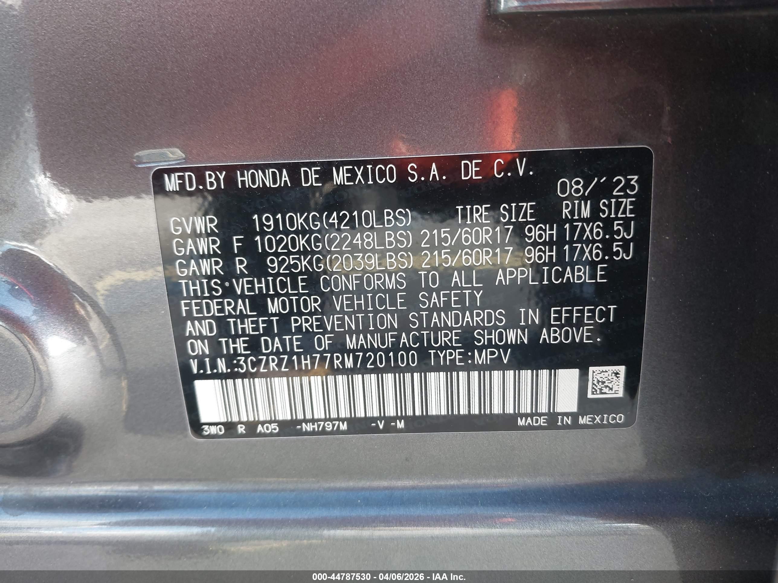 HONDA HR-V image 9