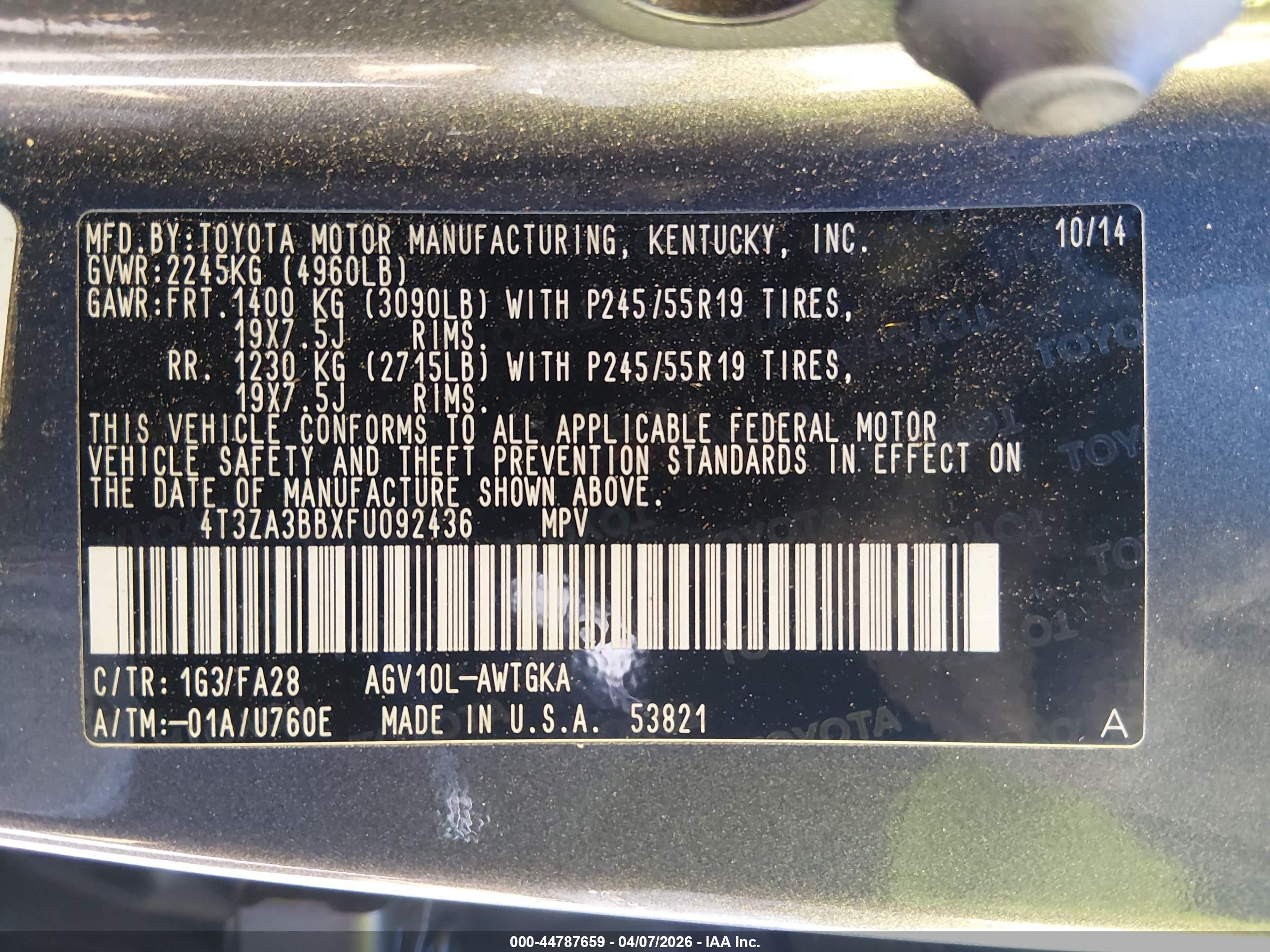 TOYOTA VENZA image 9