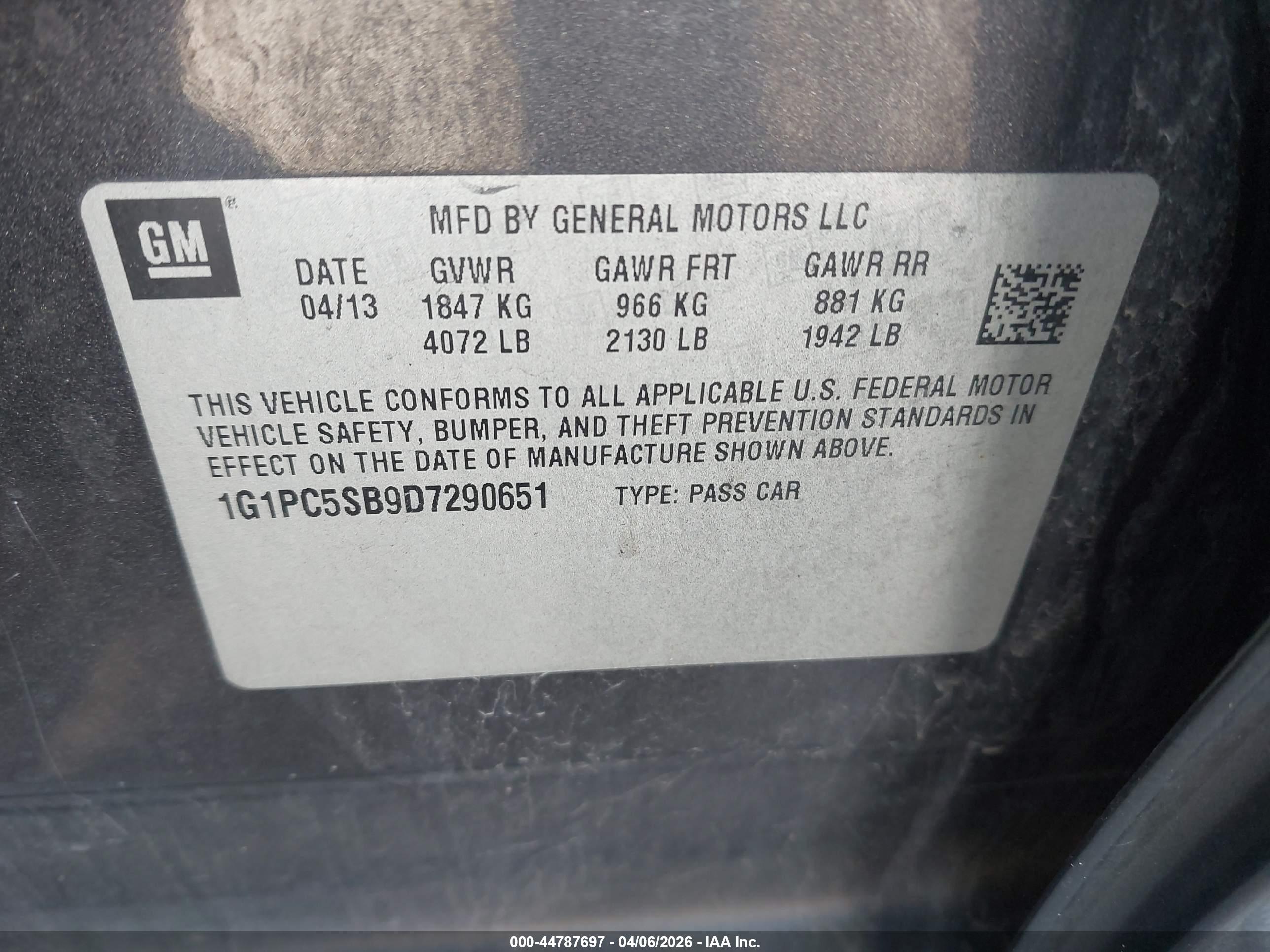 CHEVROLET CRUZE image 9