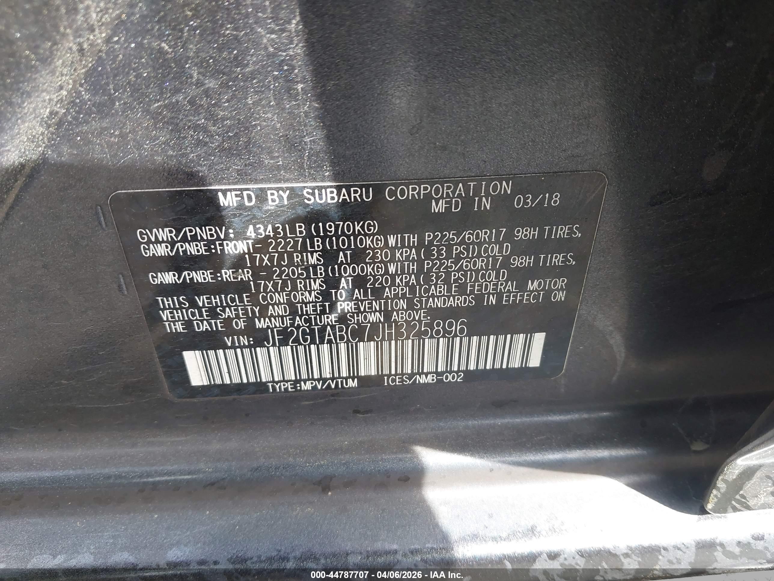 SUBARU CROSSTREK image 9