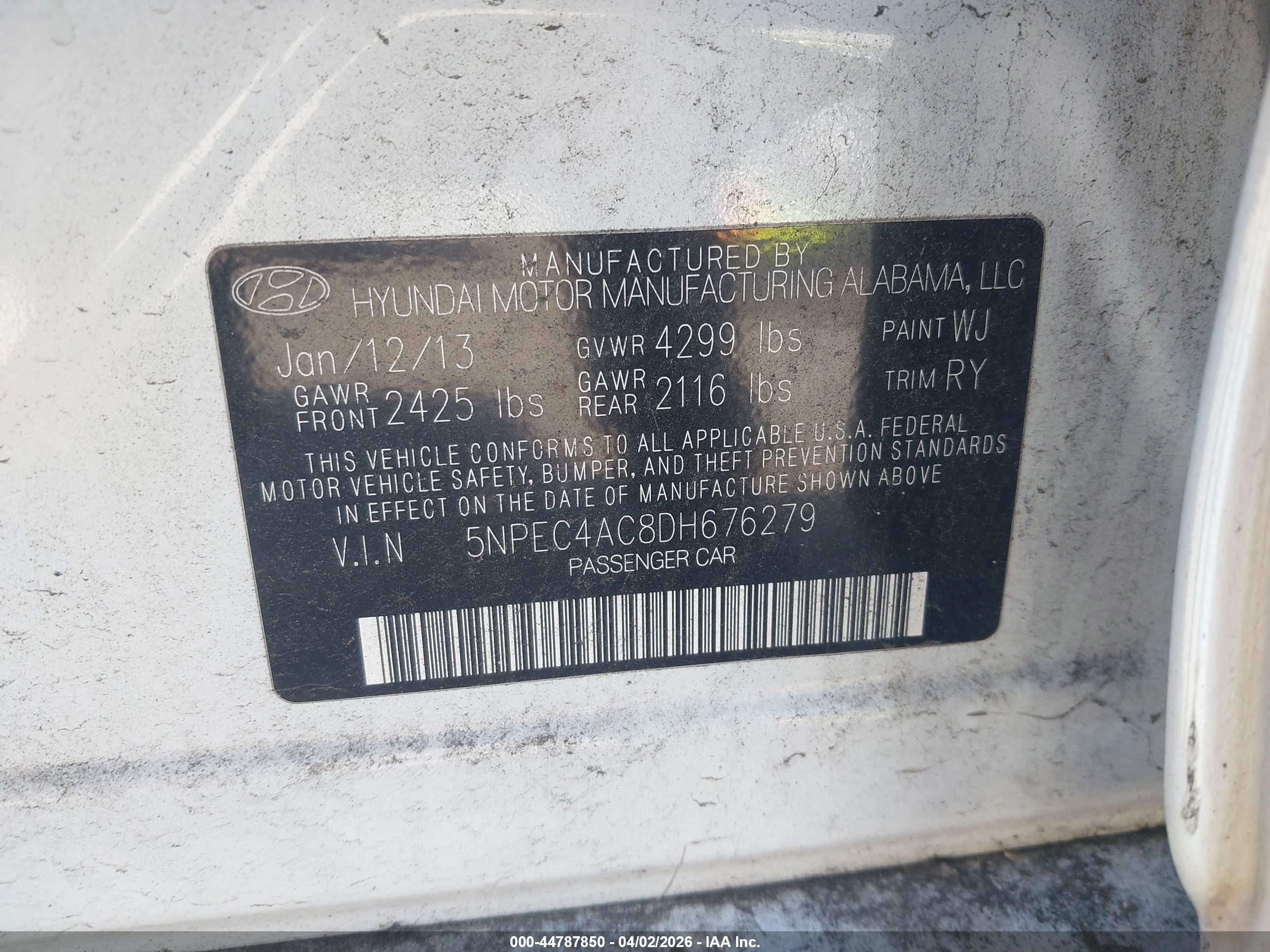 HYUNDAI SONATA image 9
