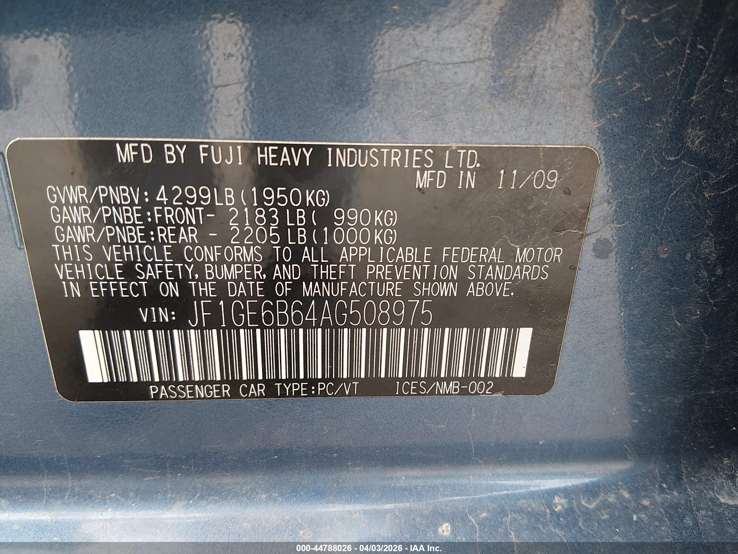 SUBARU IMPREZA image 9