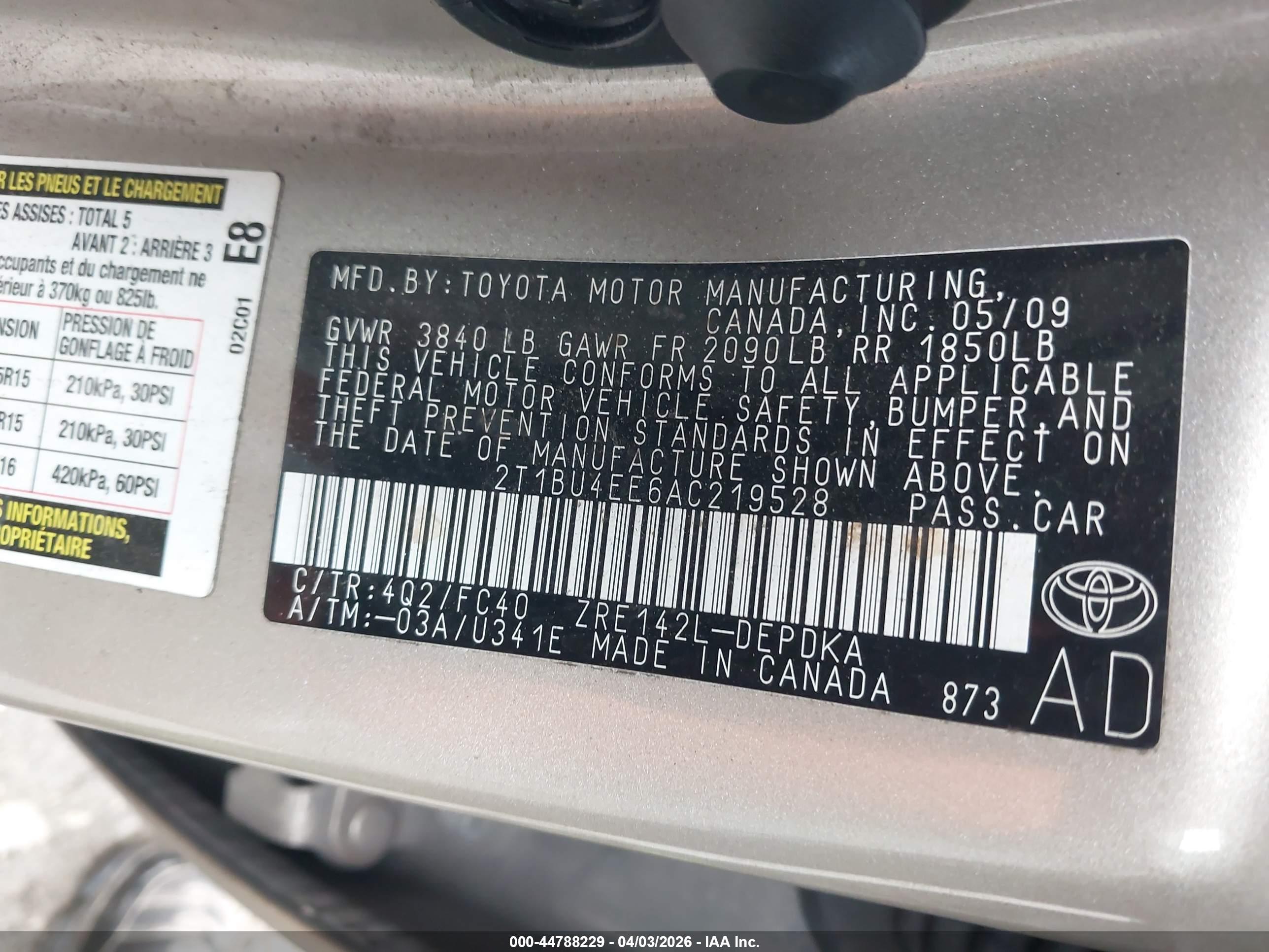 TOYOTA COROLLA image 9