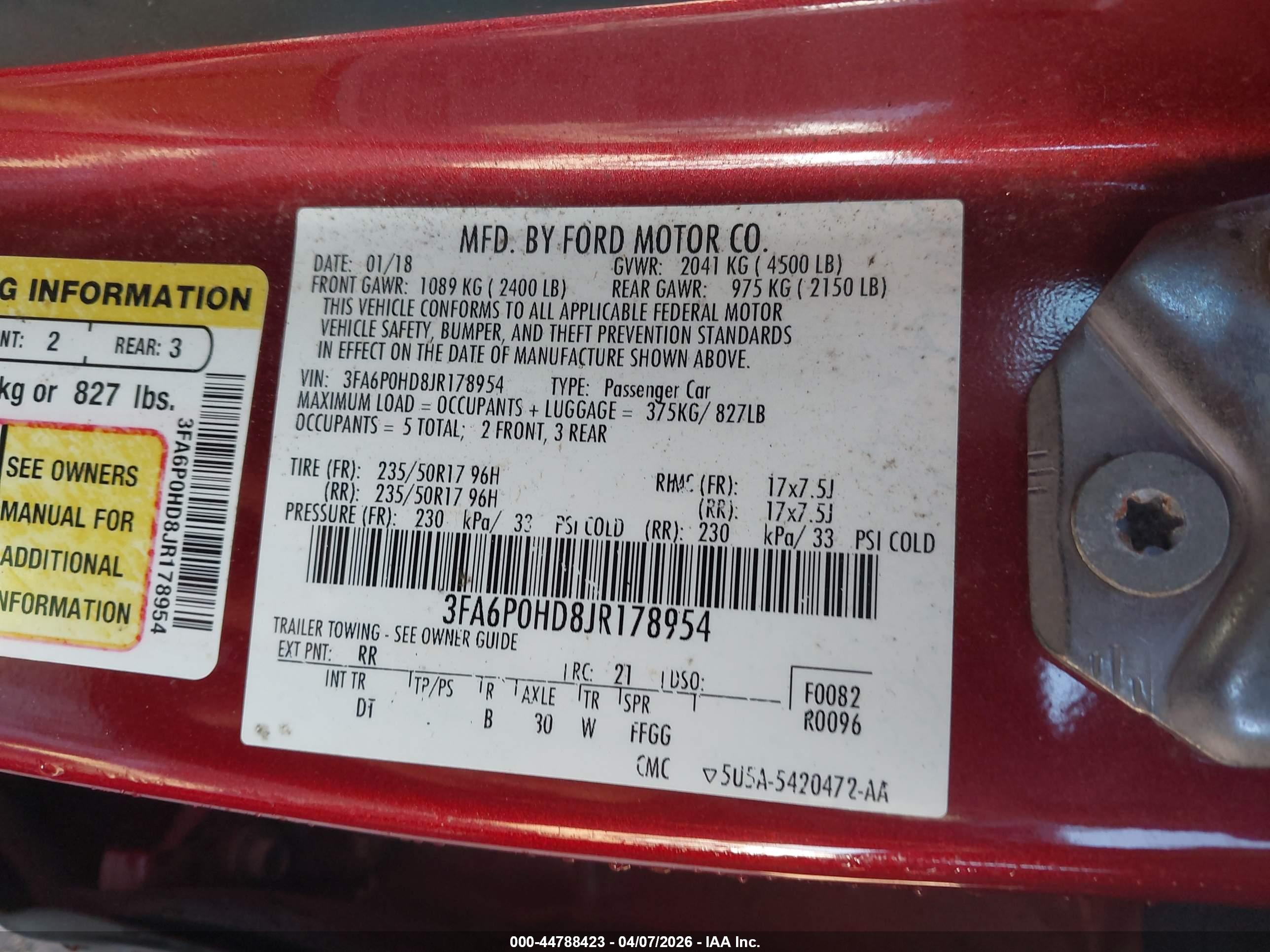 FORD FUSION image 9