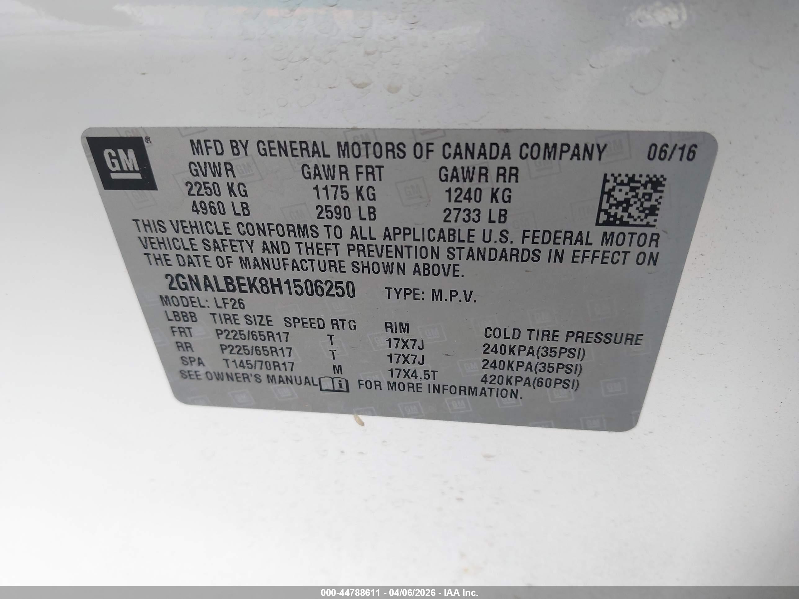 CHEVROLET EQUINOX image 9