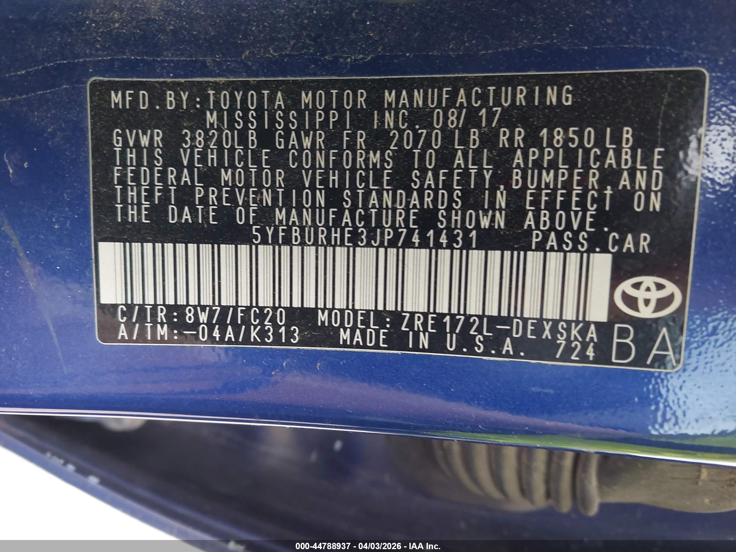 TOYOTA COROLLA image 9