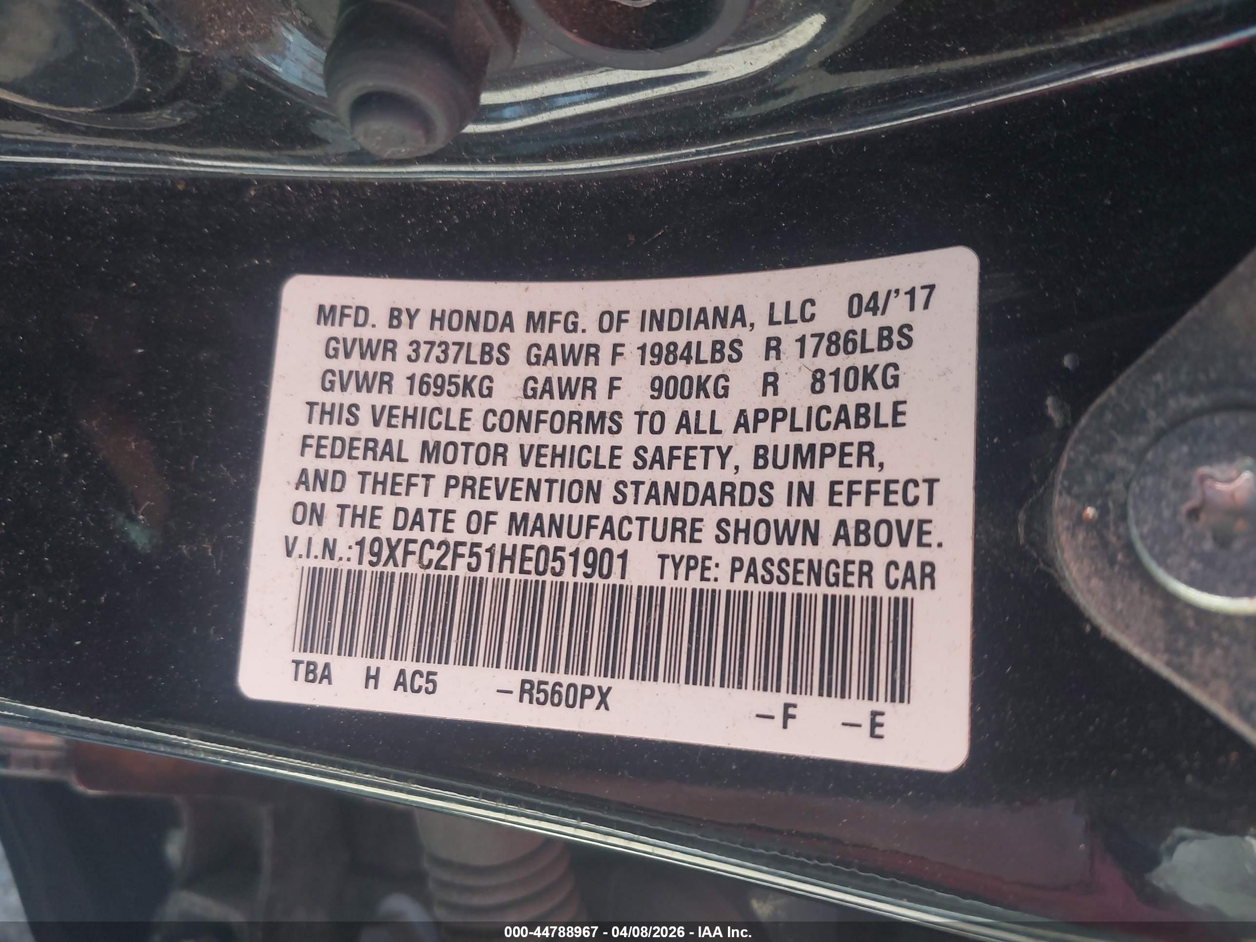 HONDA CIVIC image 9