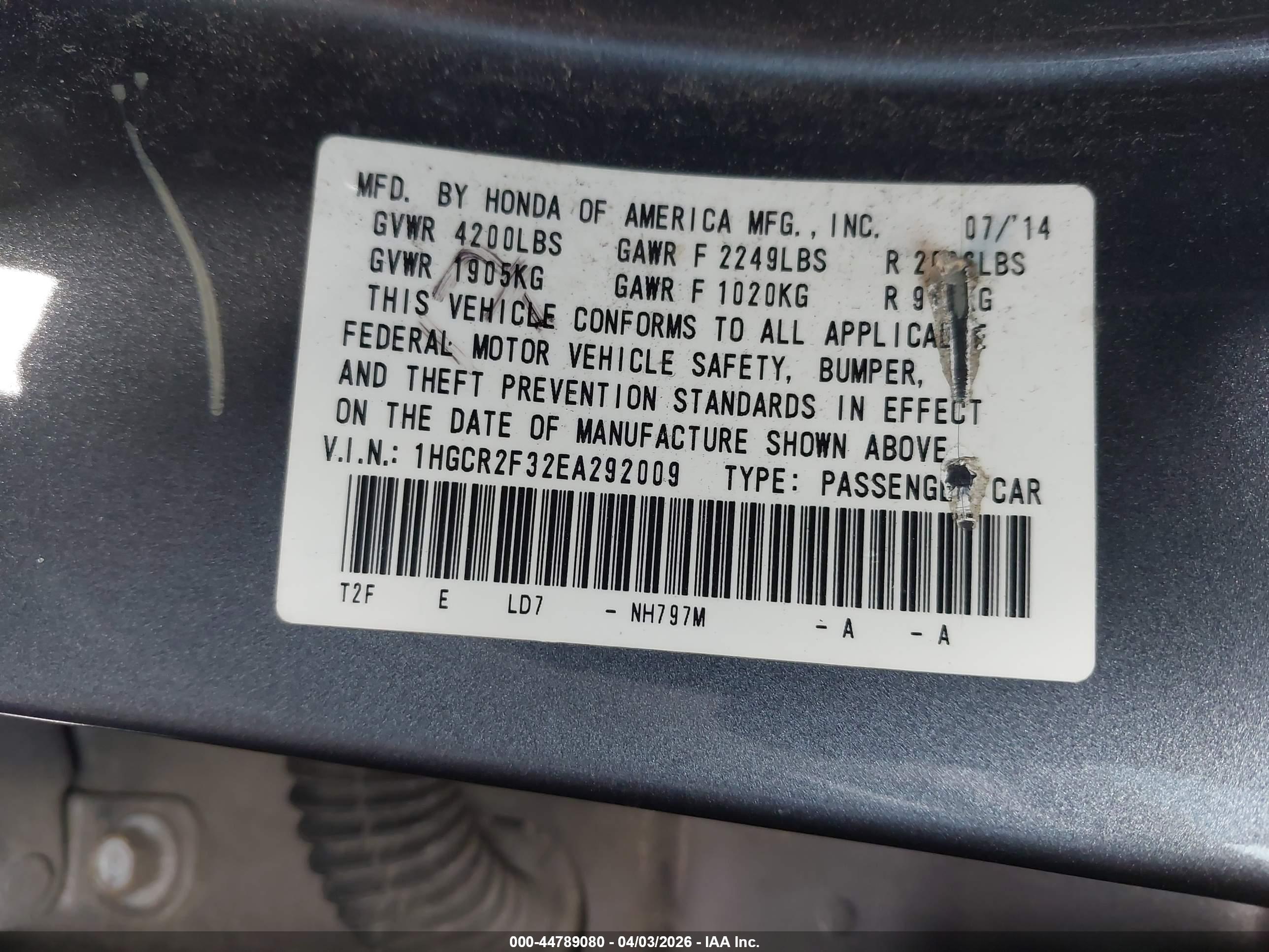 HONDA ACCORD image 9