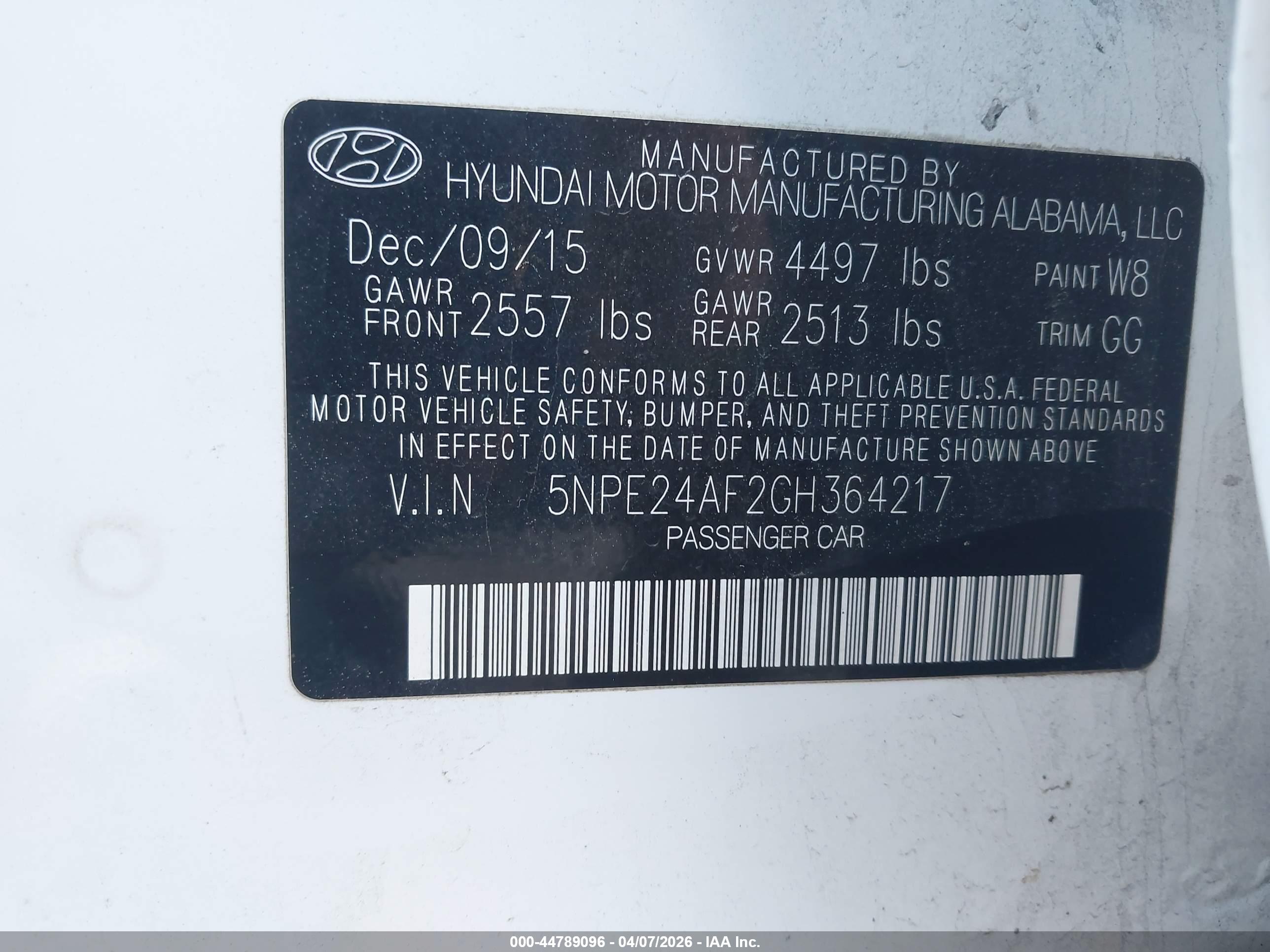 HYUNDAI SONATA image 9