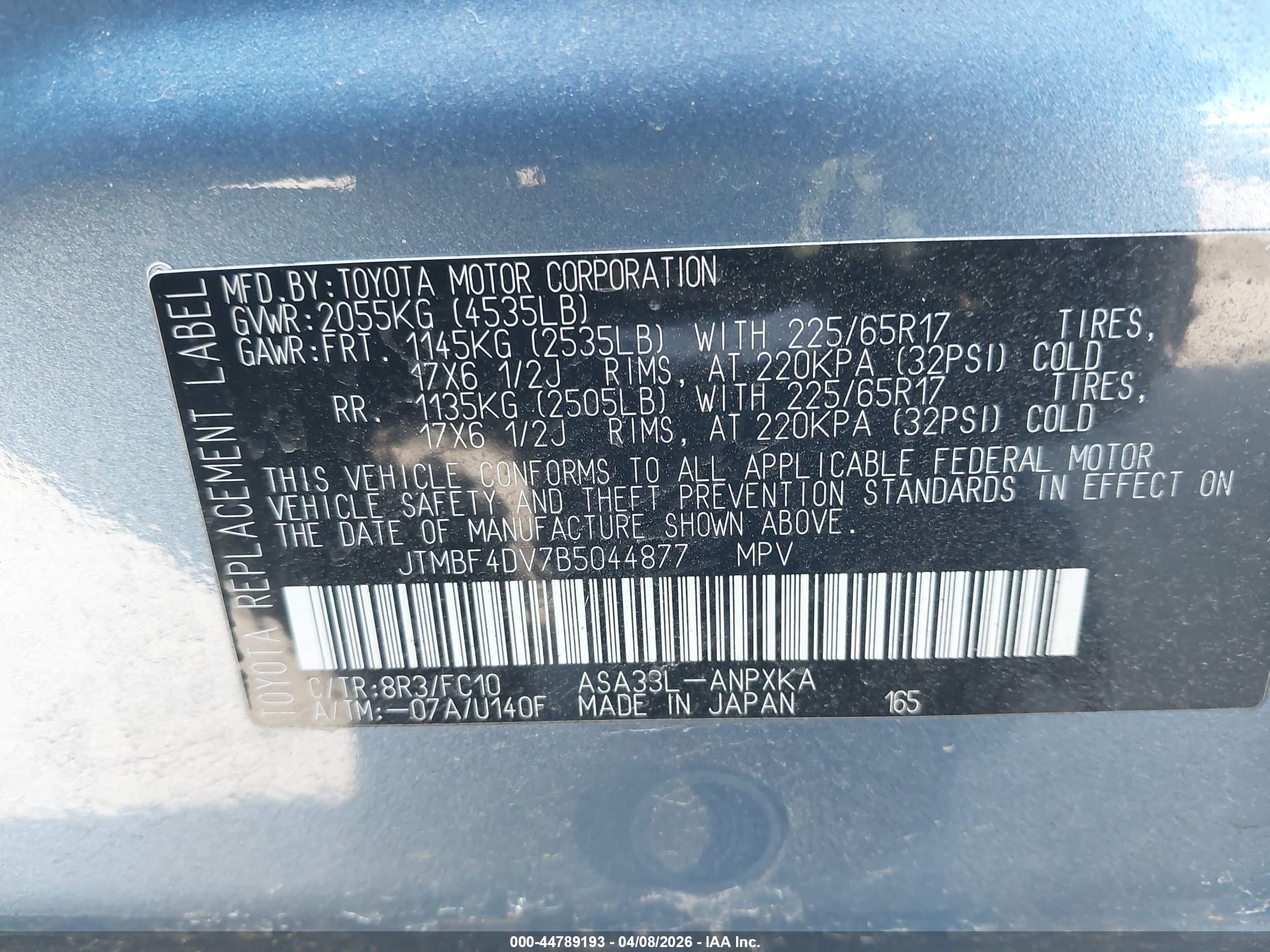 TOYOTA RAV4 image 9