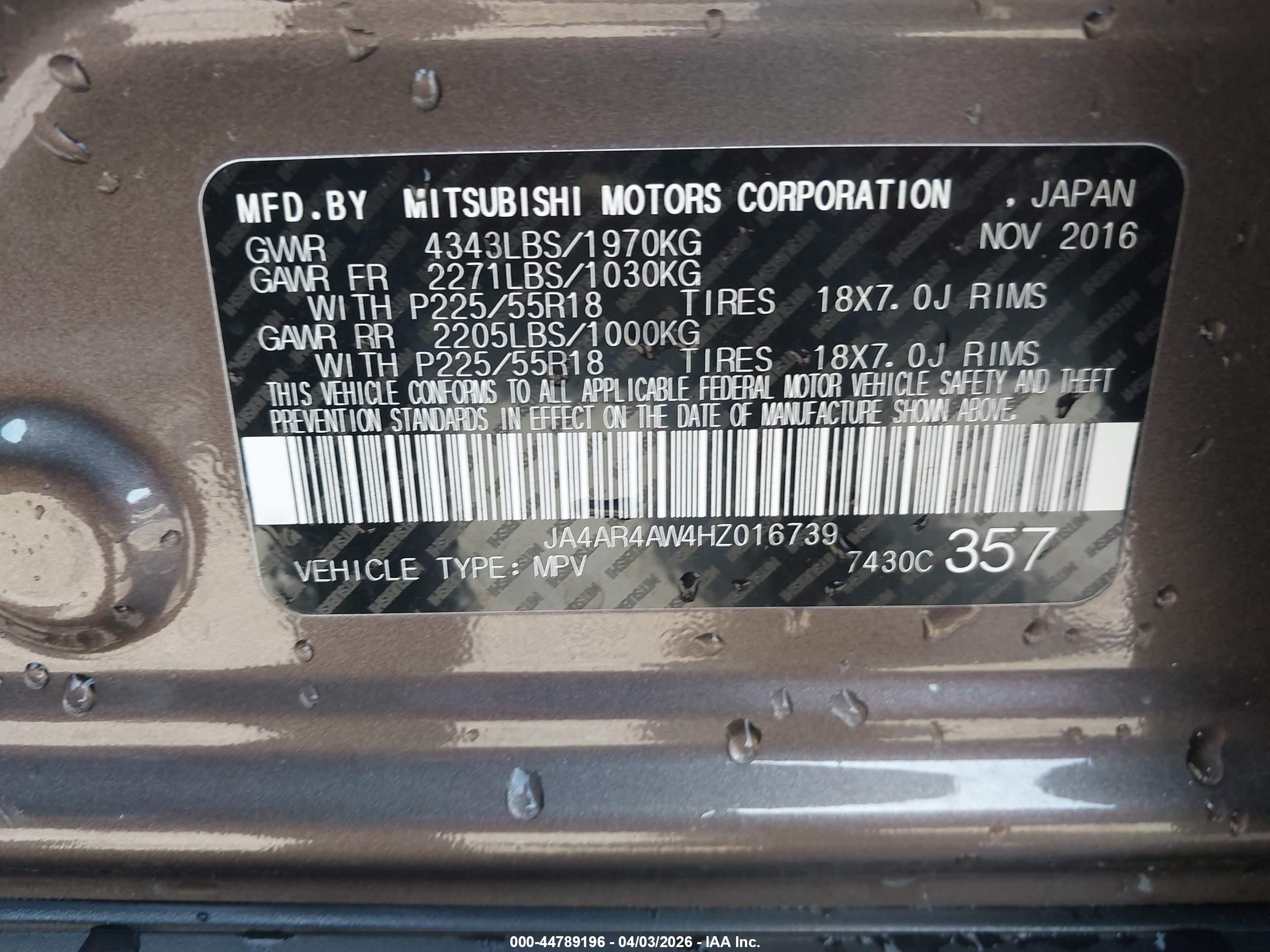 MITSUBISHI OUTLANDER image 9