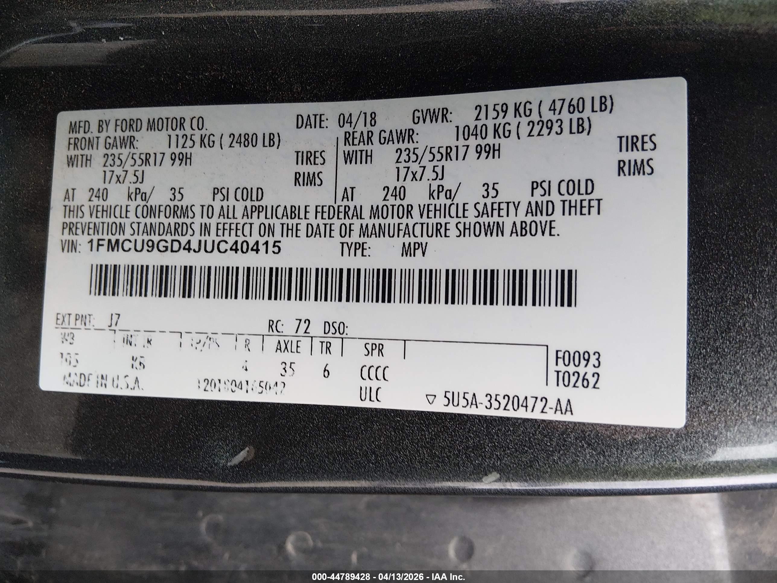 FORD ESCAPE image 9
