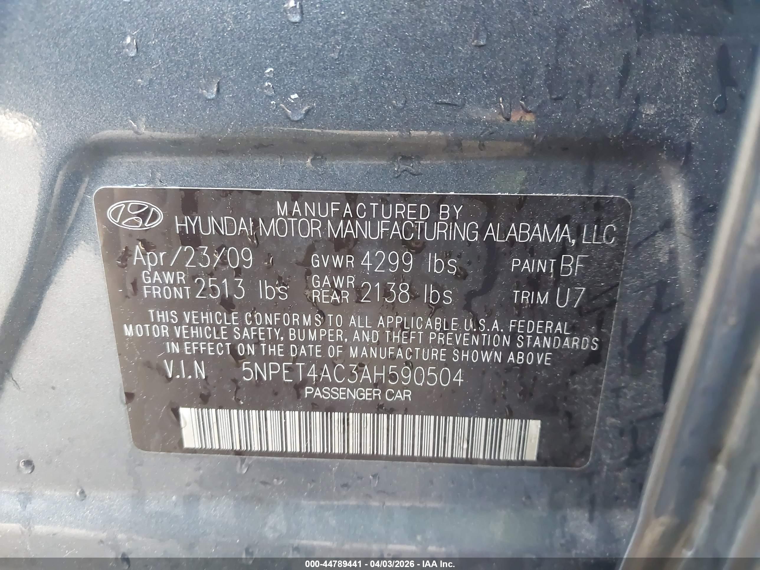 HYUNDAI SONATA image 9