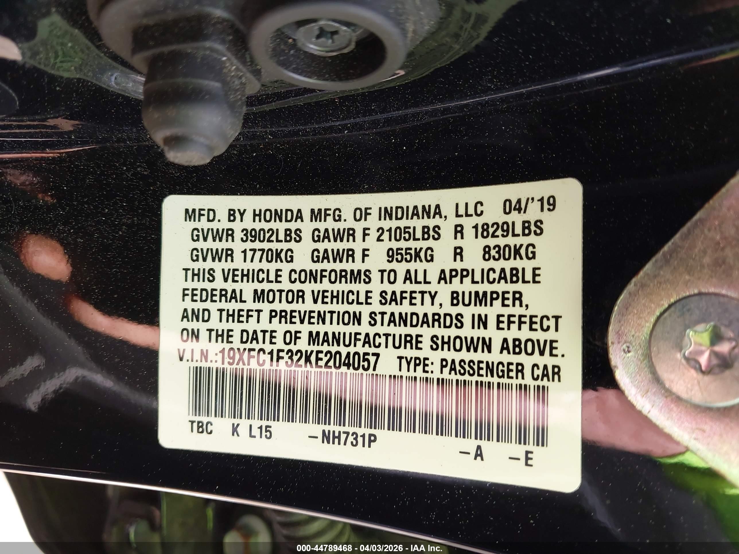 HONDA CIVIC image 9