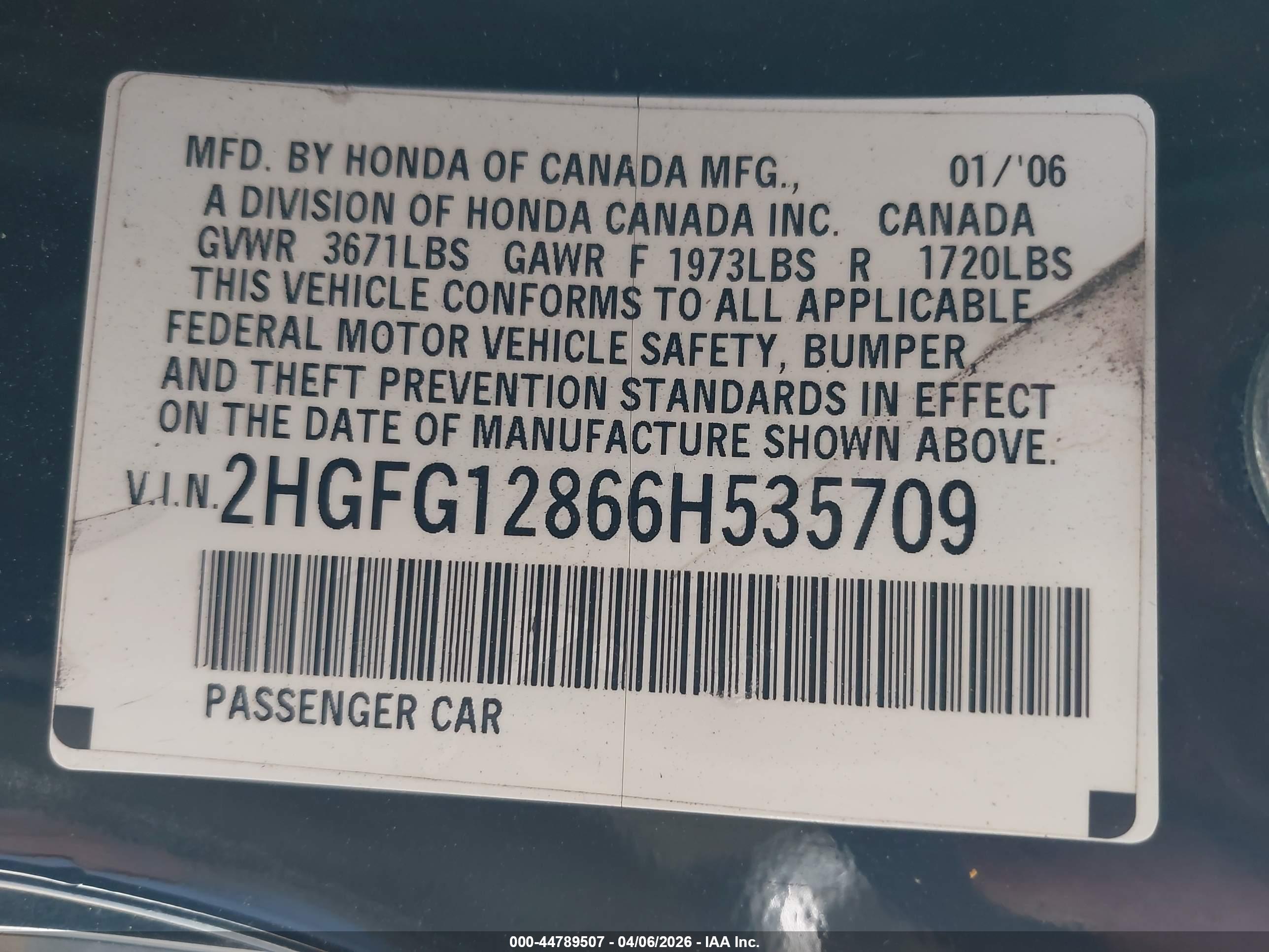 HONDA CIVIC image 9
