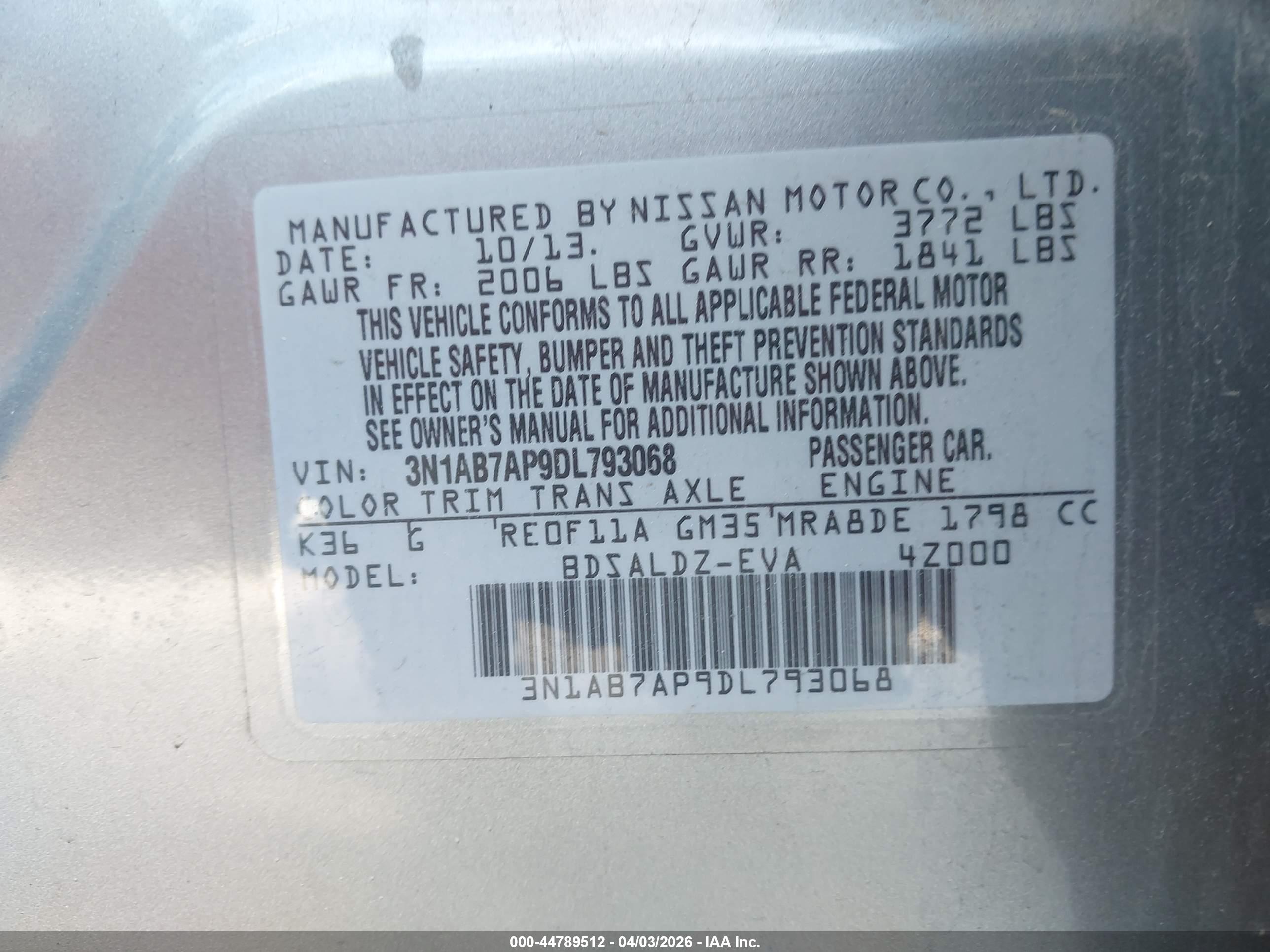 NISSAN SENTRA image 9