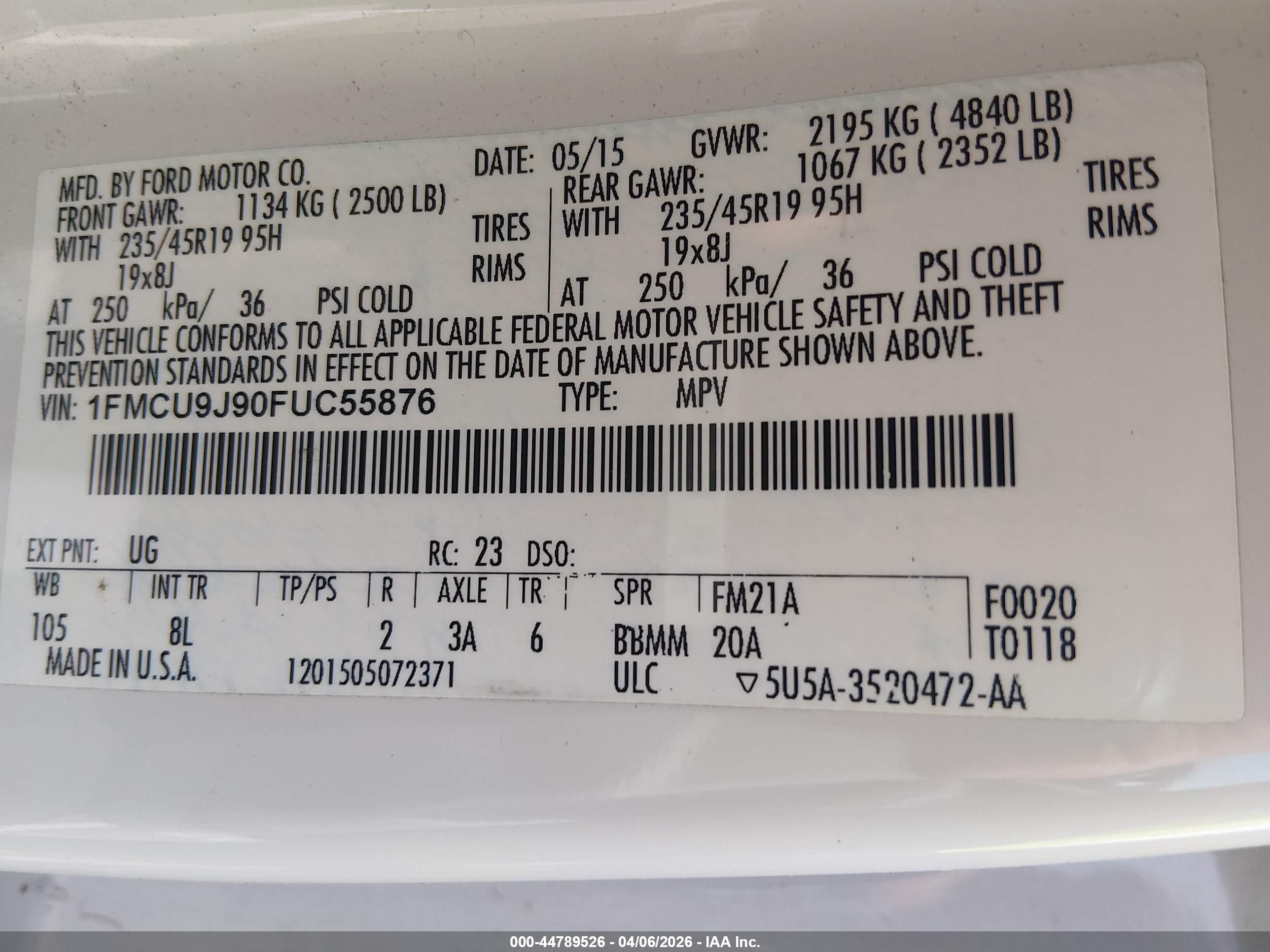 FORD ESCAPE image 9