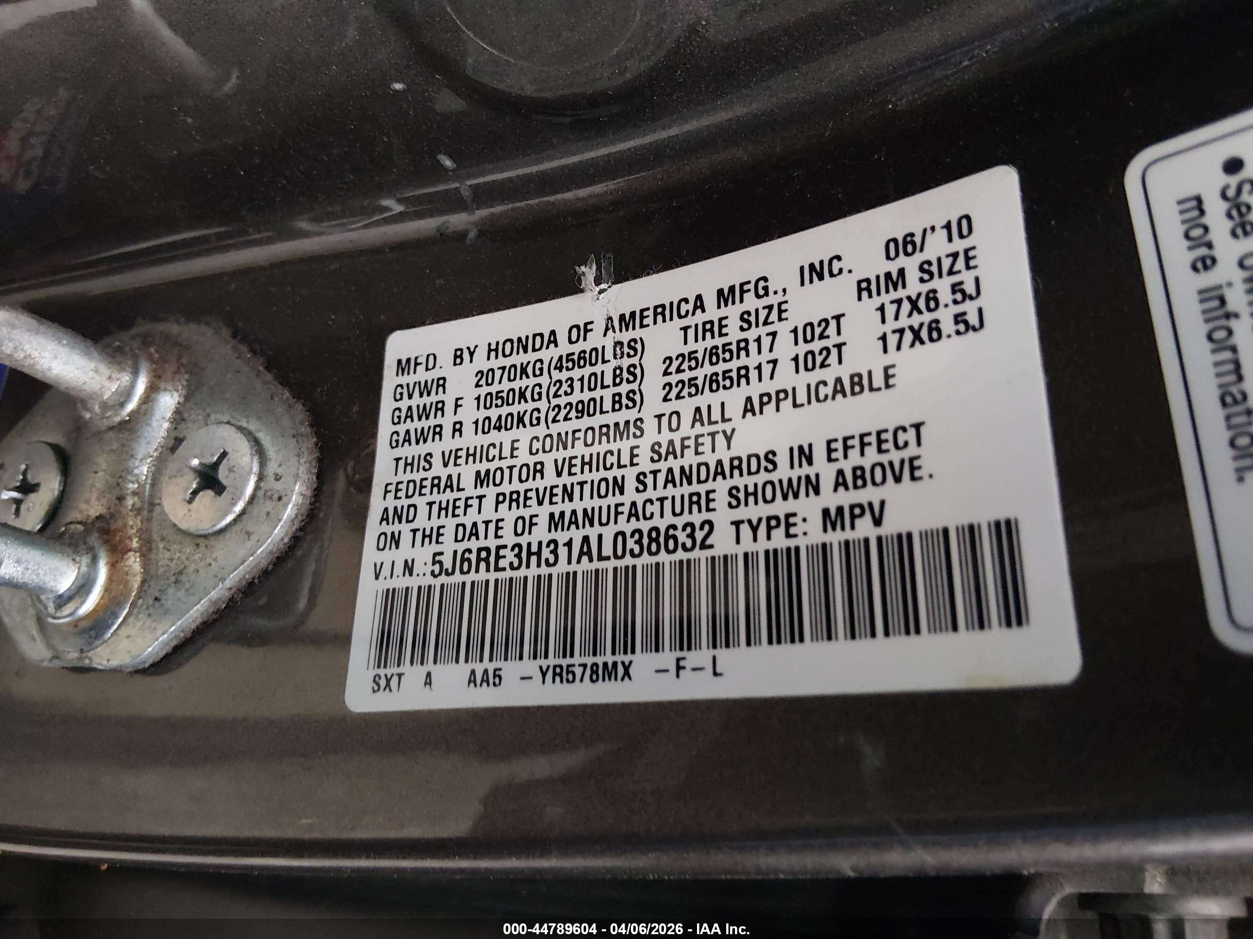 HONDA CR-V image 9