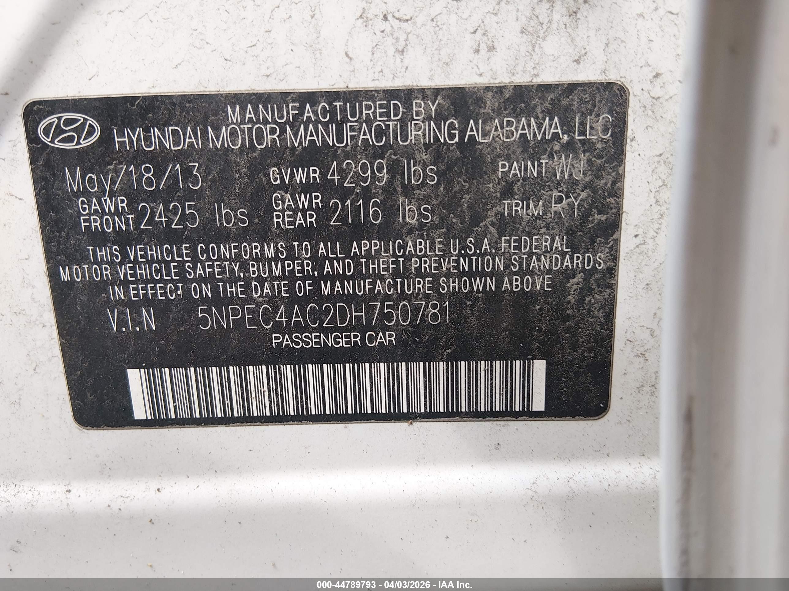 HYUNDAI SONATA image 9